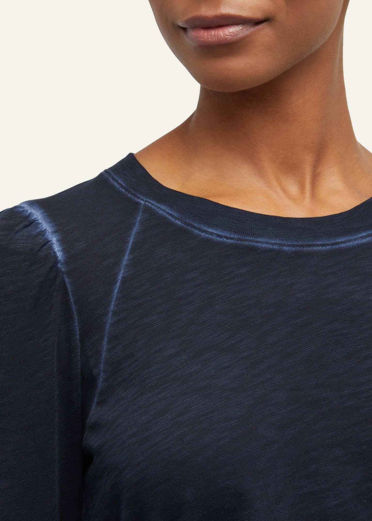 Veronica Beard Mason Long Sleeve Baseball Tee Image 5 of 5