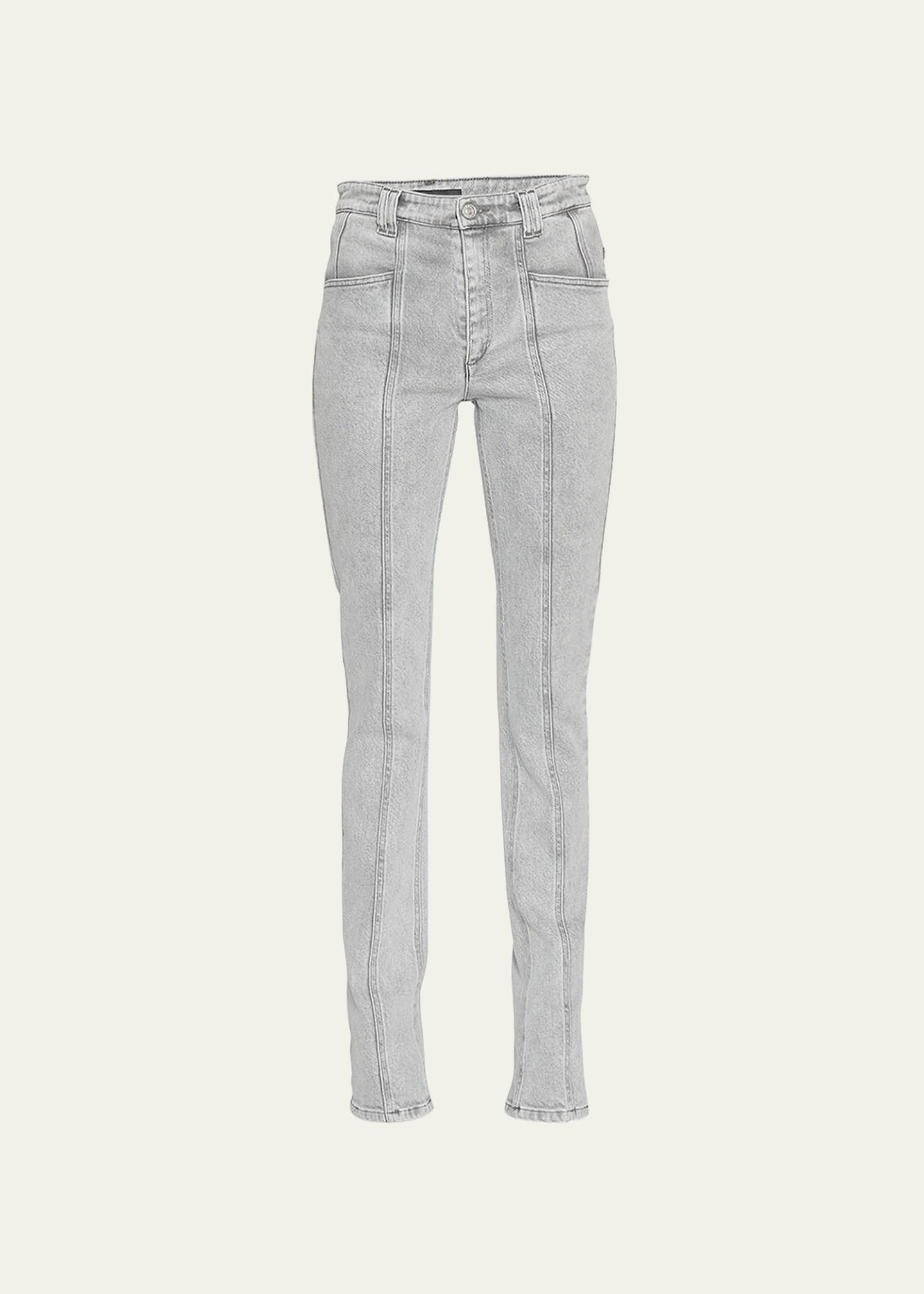 Isabel Marant Vokayae Paneled Slim-Leg Jeans - Bergdorf Goodman