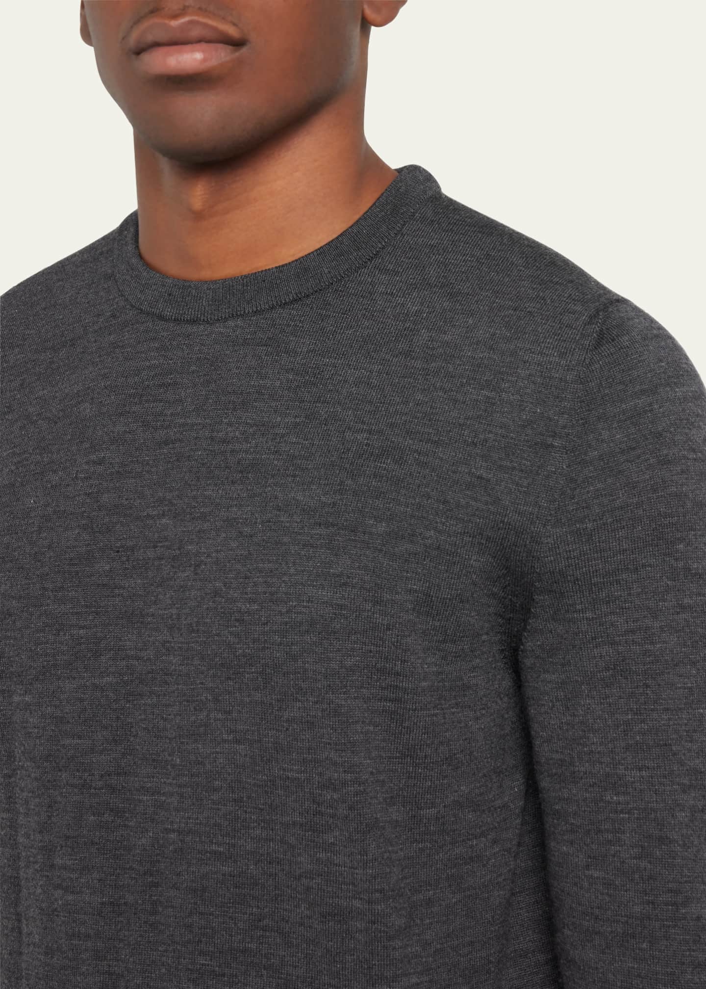 Kiton Men's Wool Crewneck Sweater Image 5 of 5
