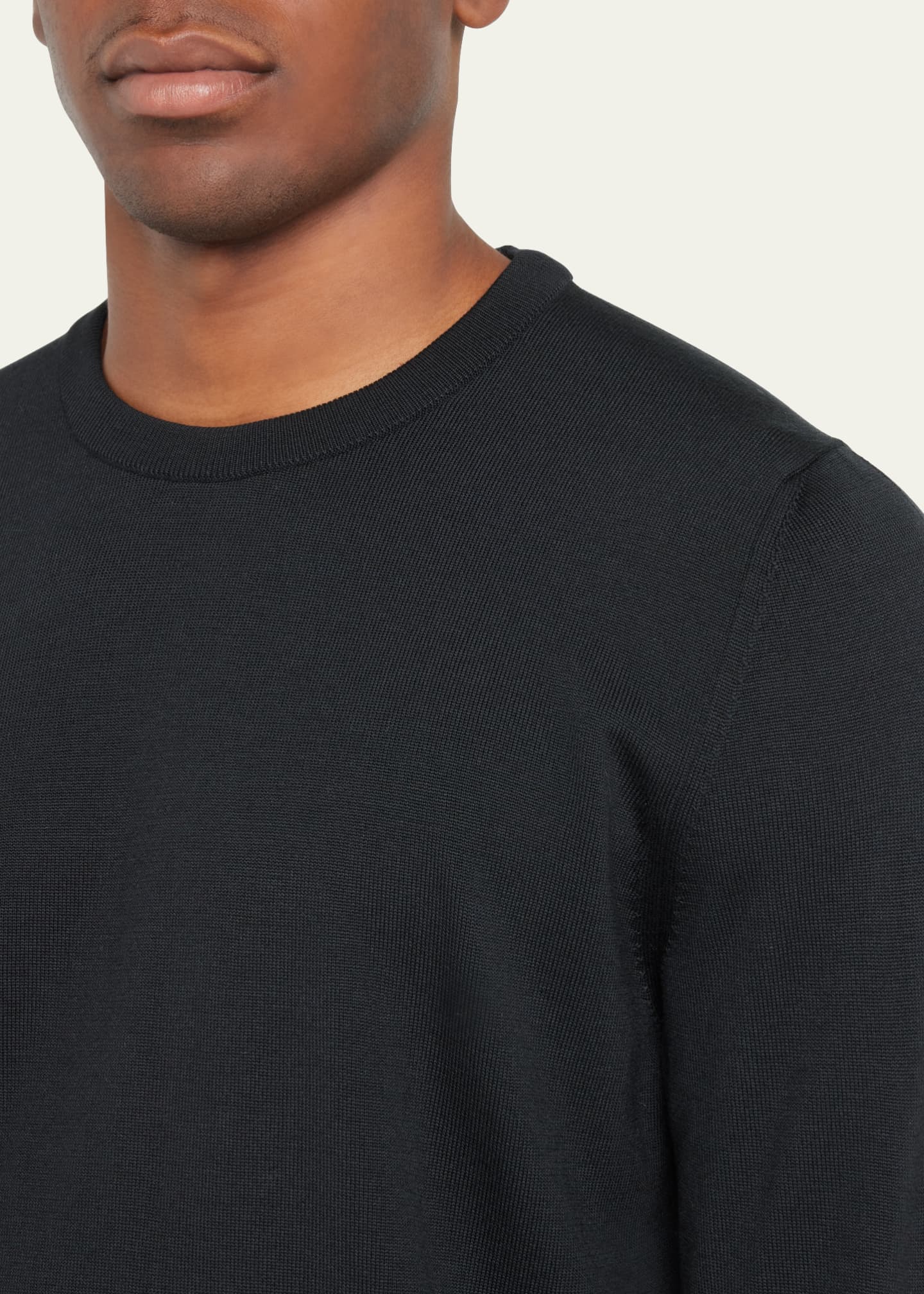 mens wool crewneck sweater