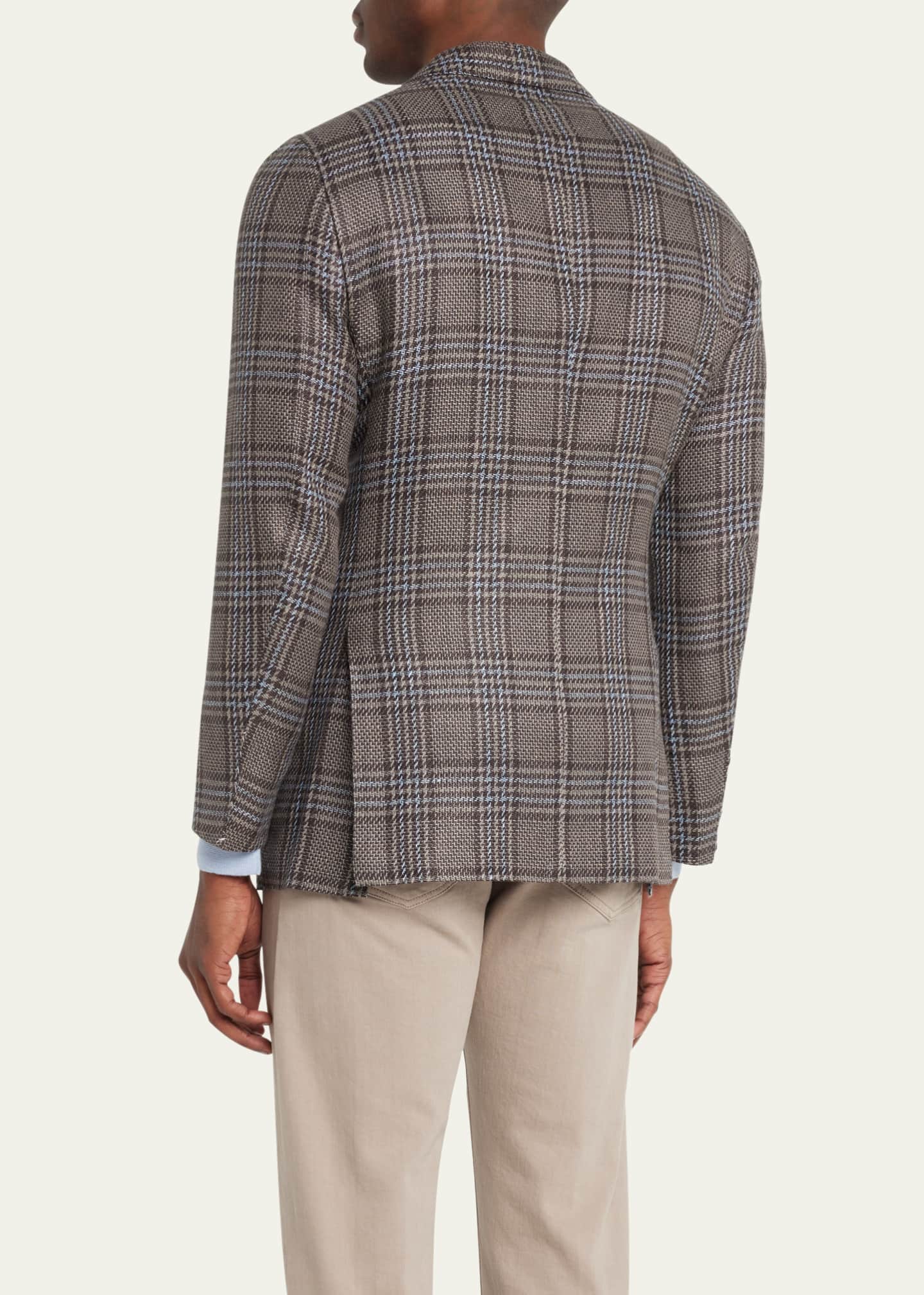 Kiton Men's Plaid Sport Coat Bergdorf Goodman