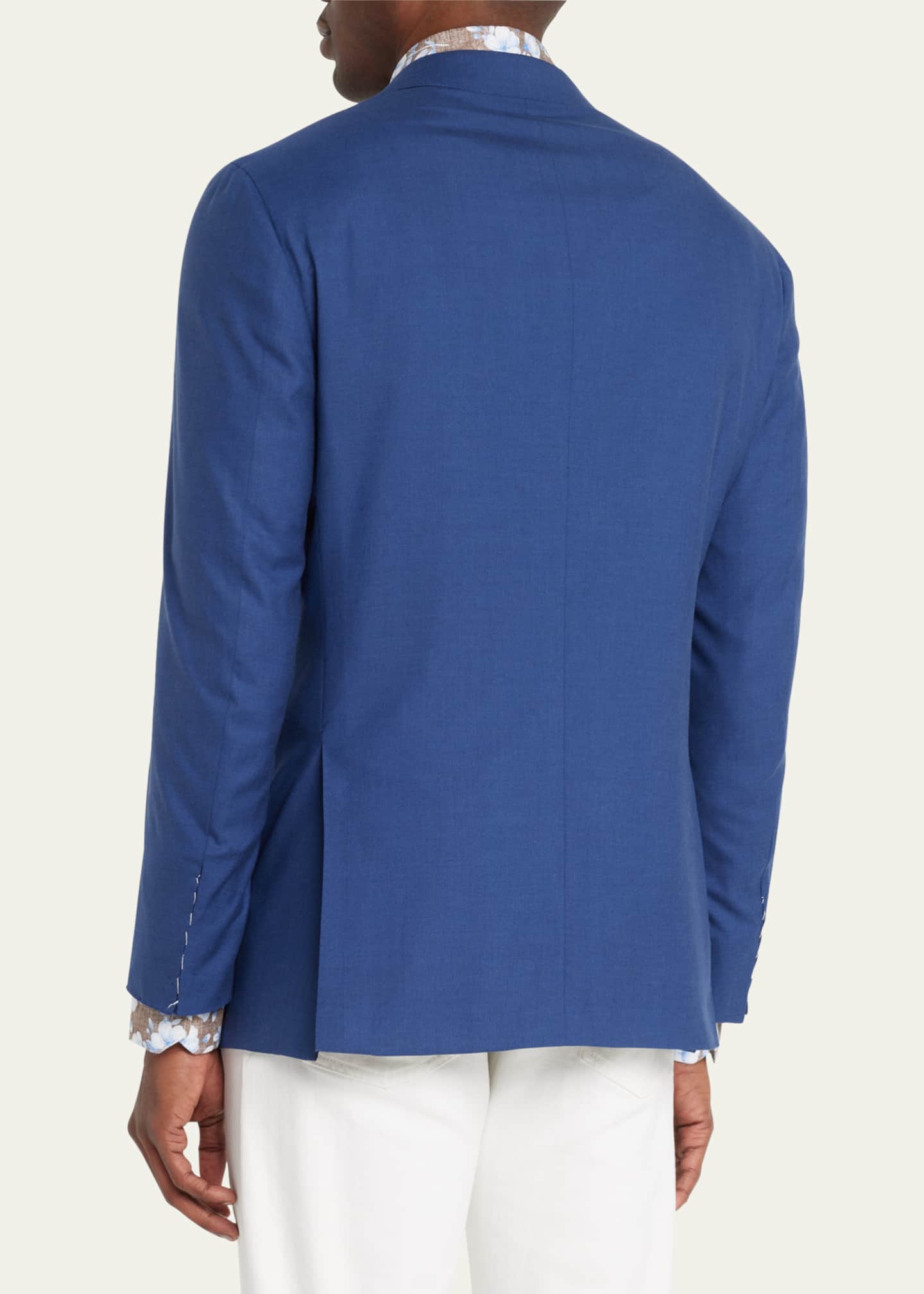 Kiton Men's Solid Cashmere-Silk Sport Coat - Bergdorf Goodman