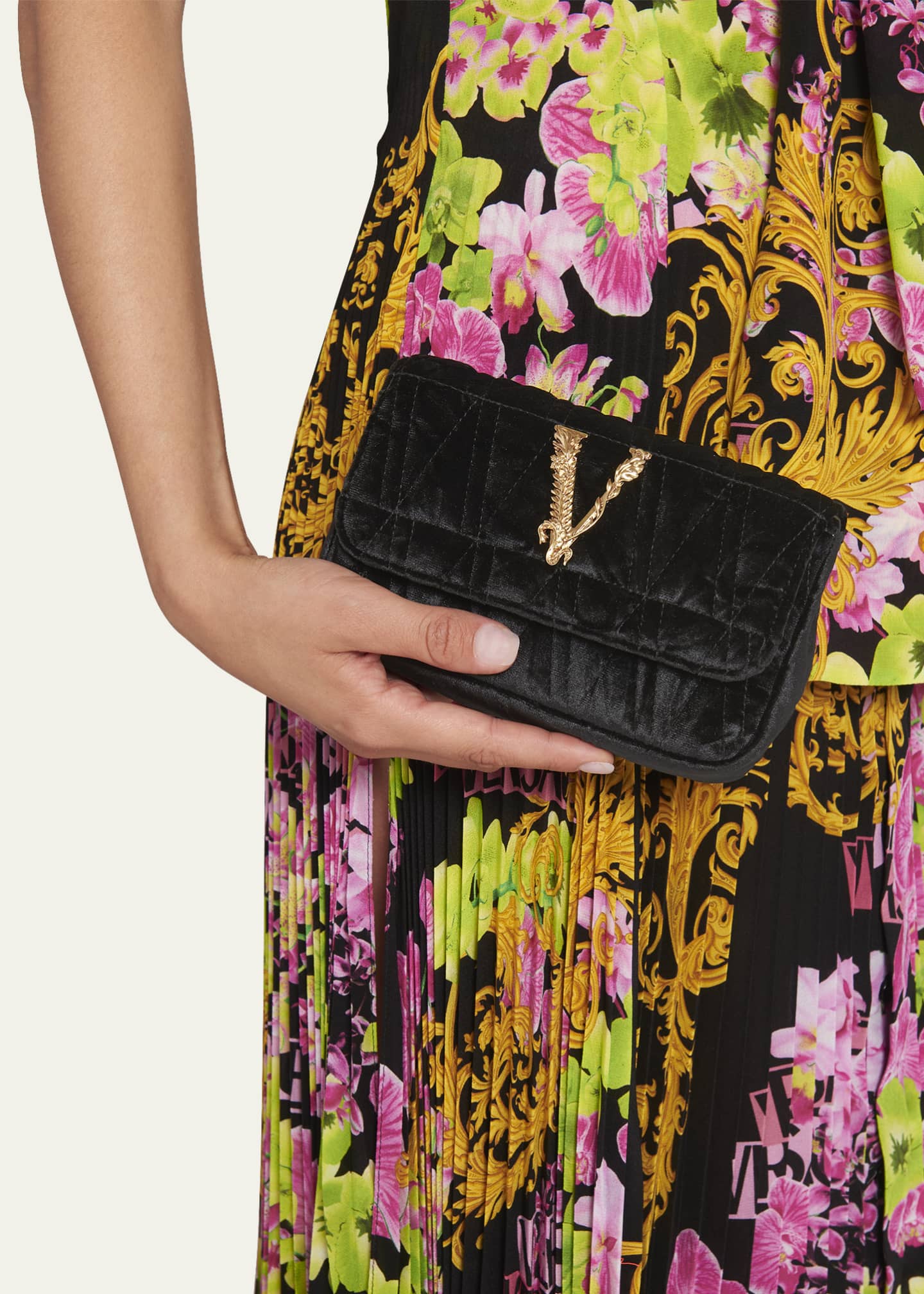 Versace Virtus Mini Crossbody Bag