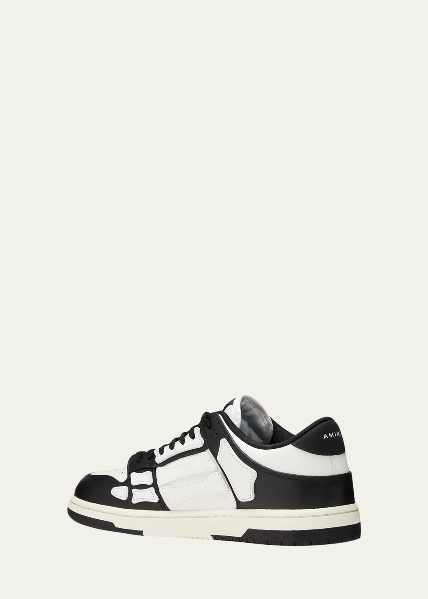 Amiri Men's Skel Bicolor Leather Low-Top Sneakers Image 4 of 5