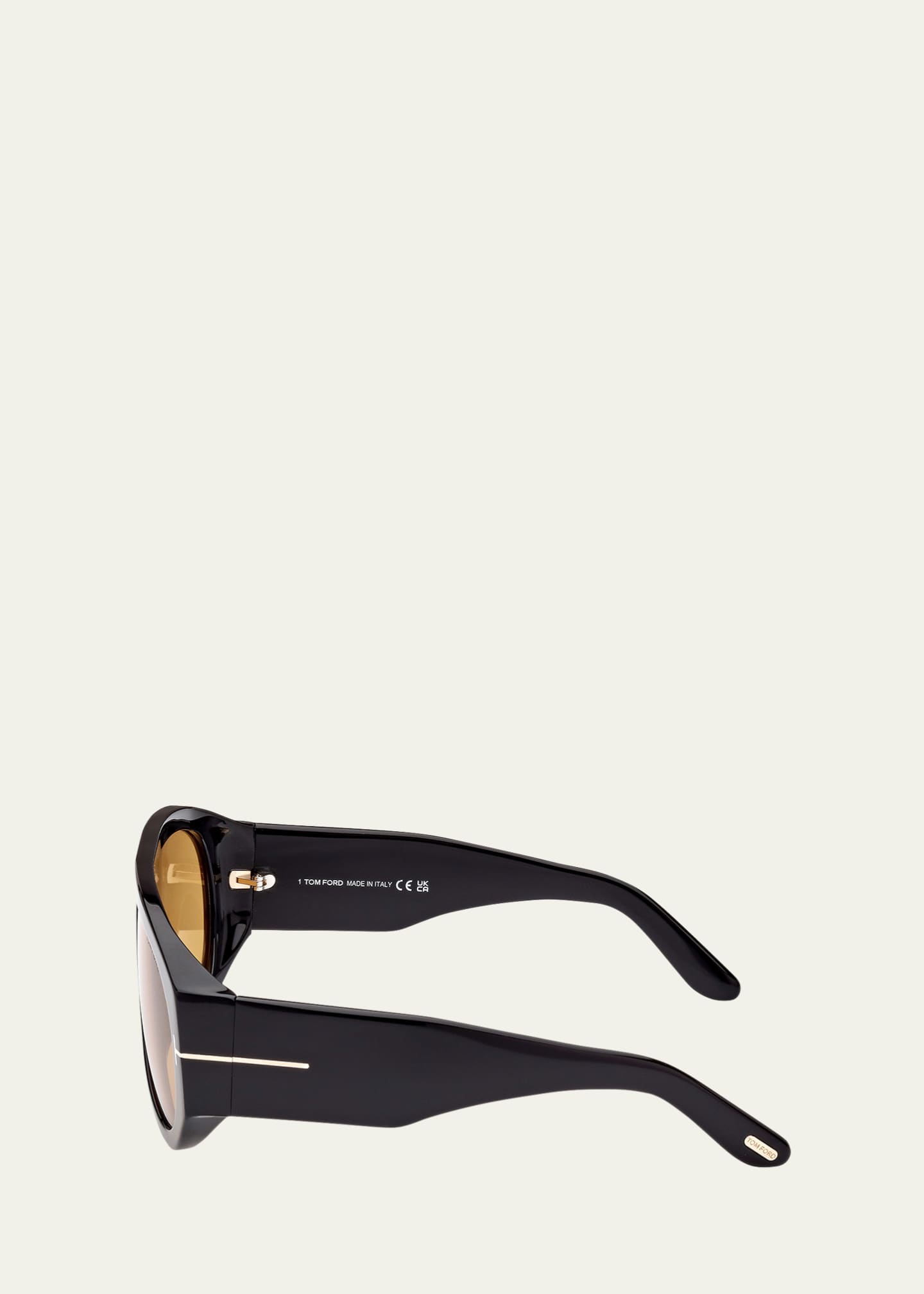Bronson T-Monogram Round Acetate Sunglasses