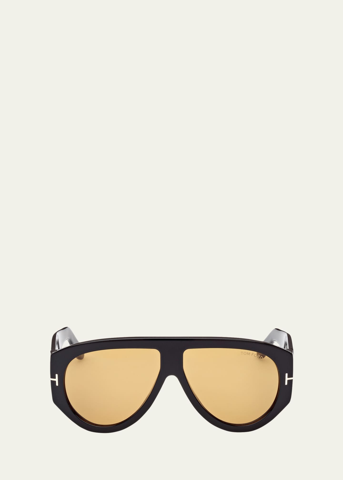 Bronson T-Monogram Round Acetate Sunglasses