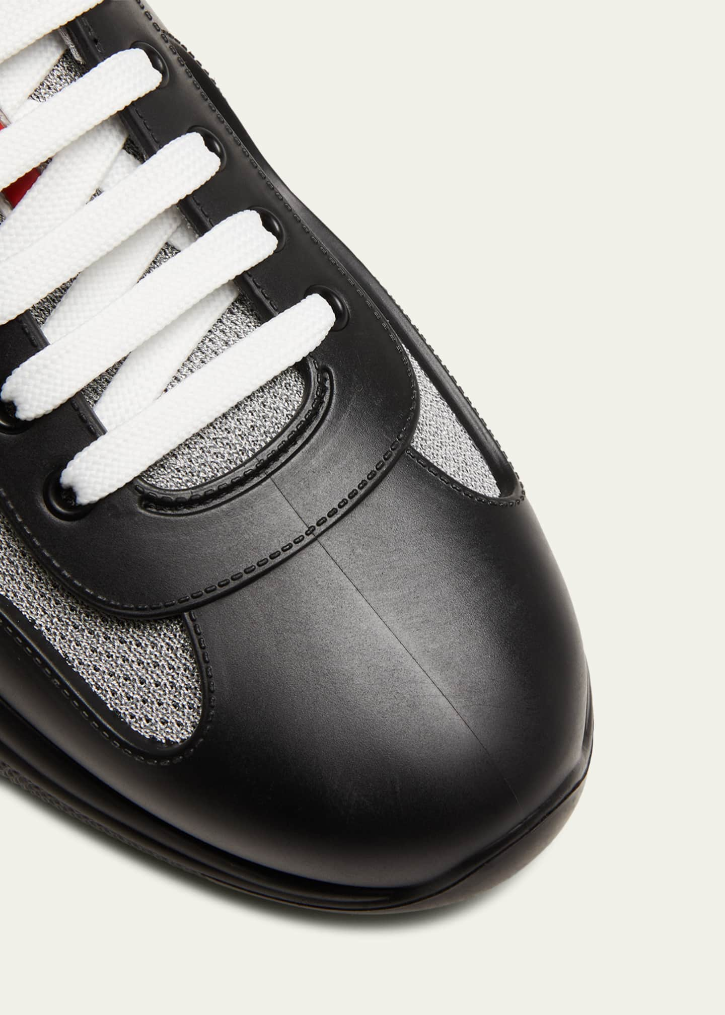 verjaardag Dood in de wereld Desillusie Prada Men's Americas Cup Rubber Trainer Sneakers - Bergdorf Goodman