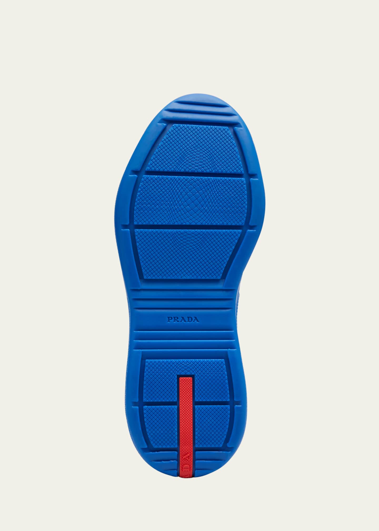 Prada Men's Americas Cup Rubber Trainer Sneakers Image 7 of 8