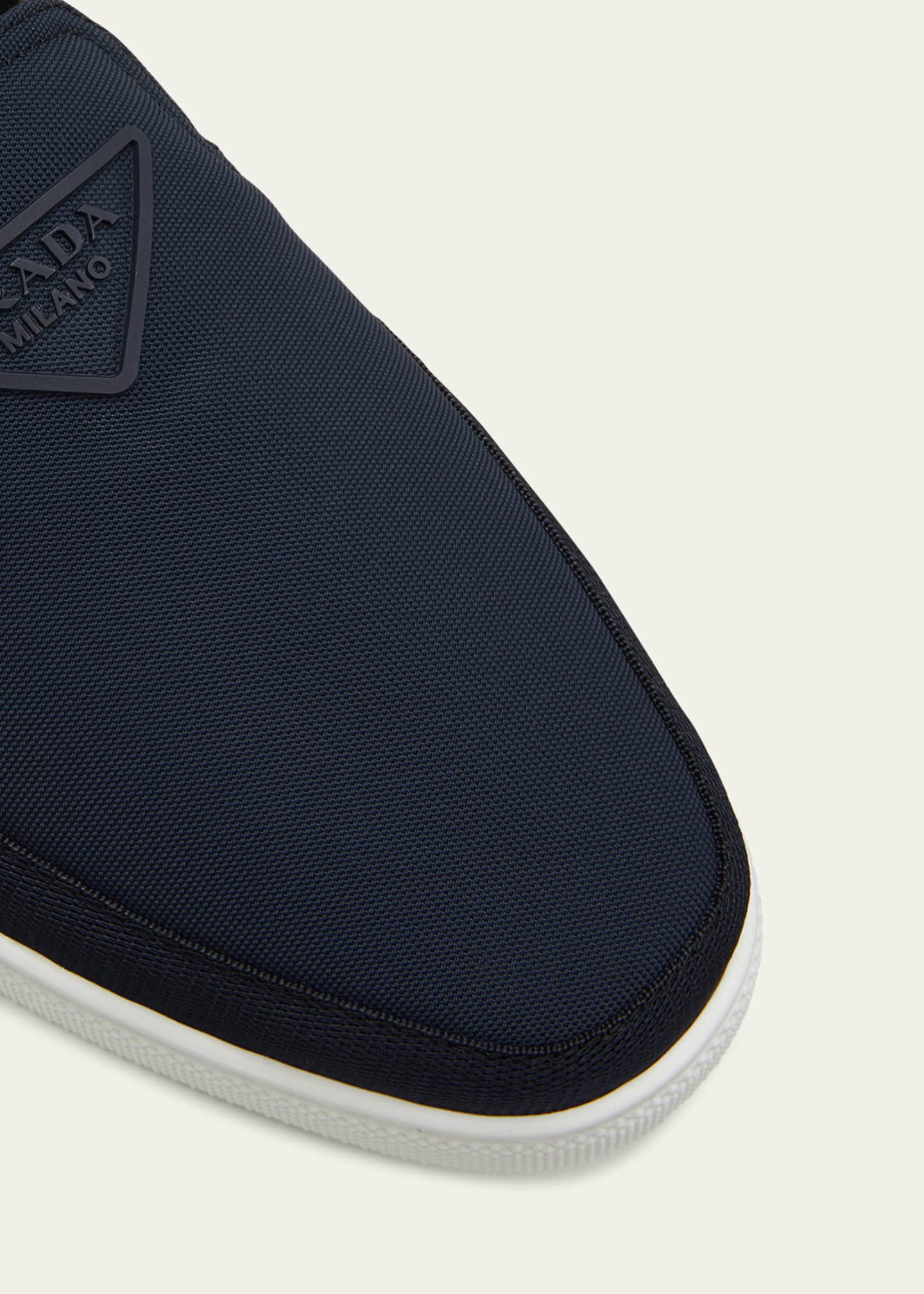 Prada nylon slip on sneakers sales