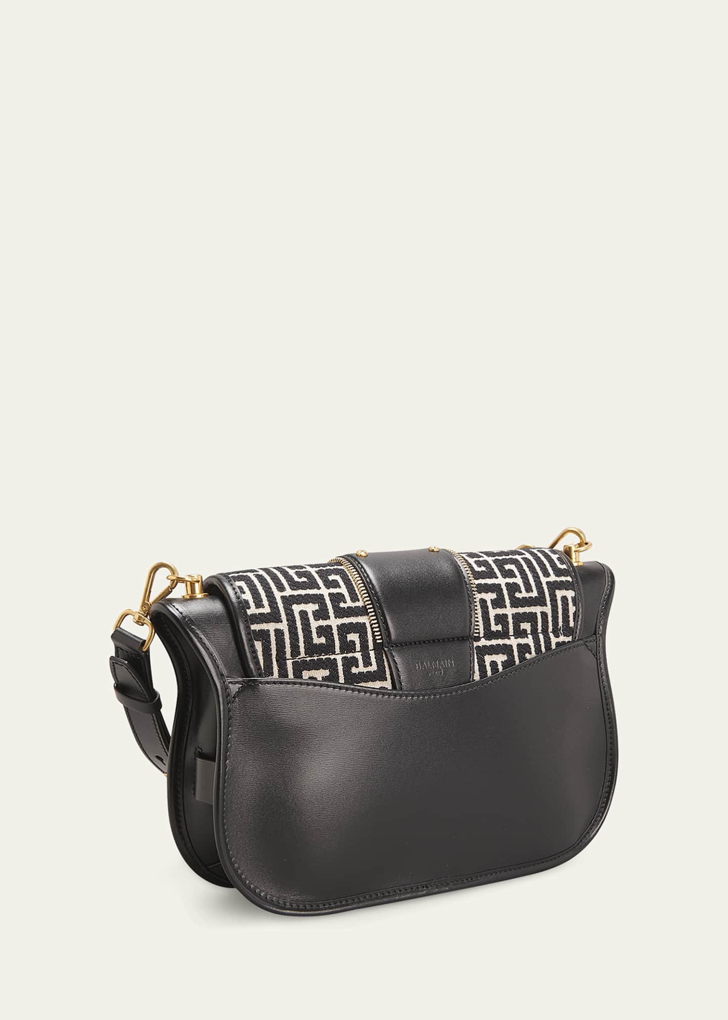 Balmain Blaze Monogram Leather Crossbody Bag Bergdorf Goodman