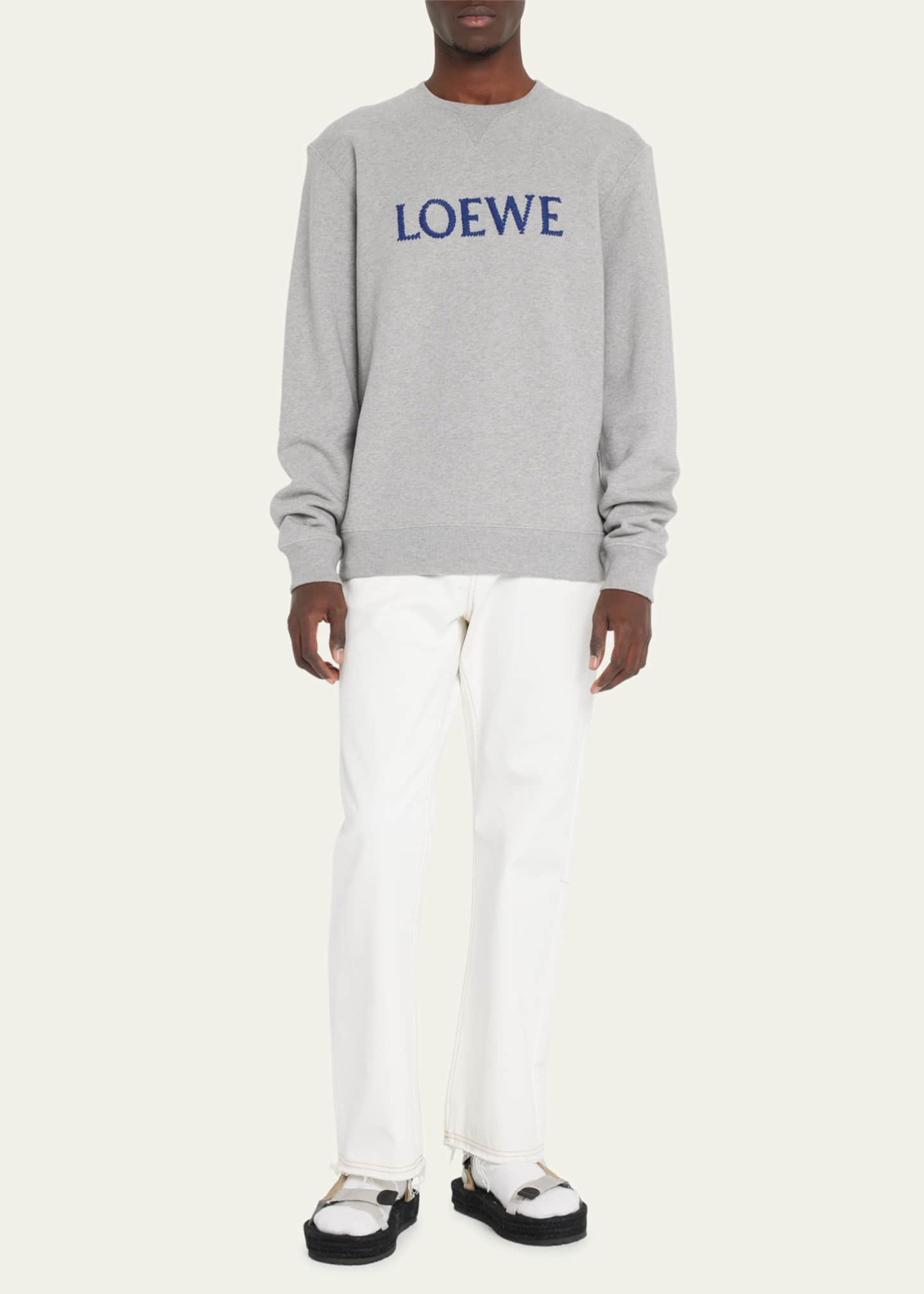 LOEWE Logo-Embroidered Sweatshirt