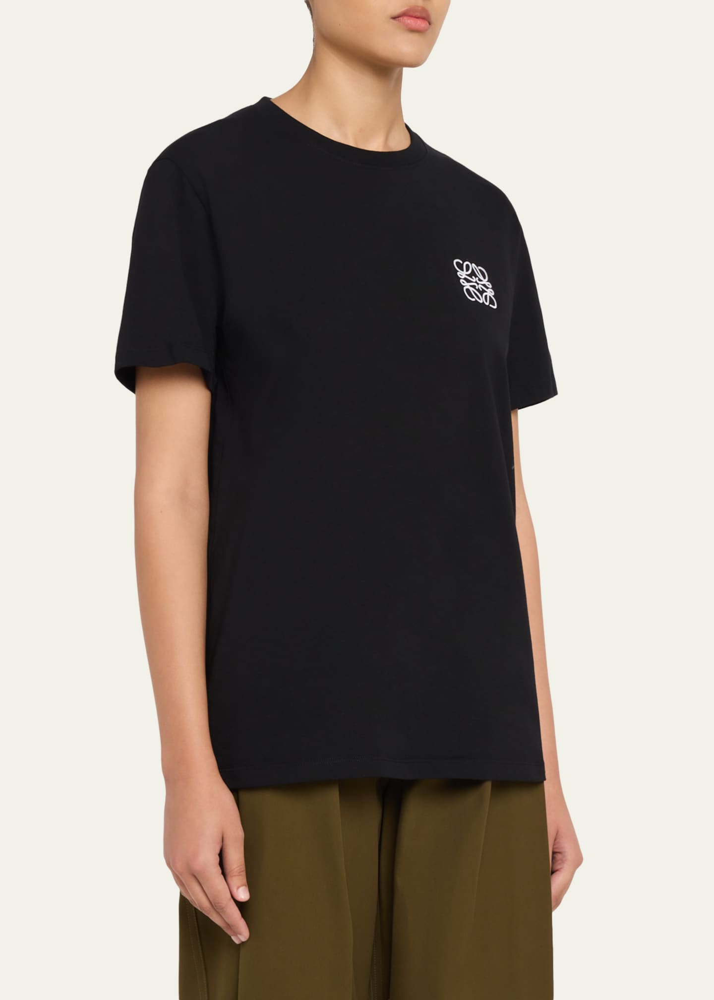 Loewe Men's Anagram Crew T-Shirt - Bergdorf Goodman
