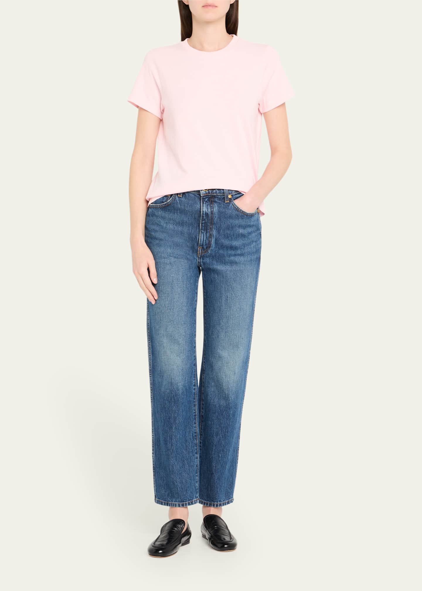 Khaite Emmylou Classic Tee Shirt Image 2 of 5