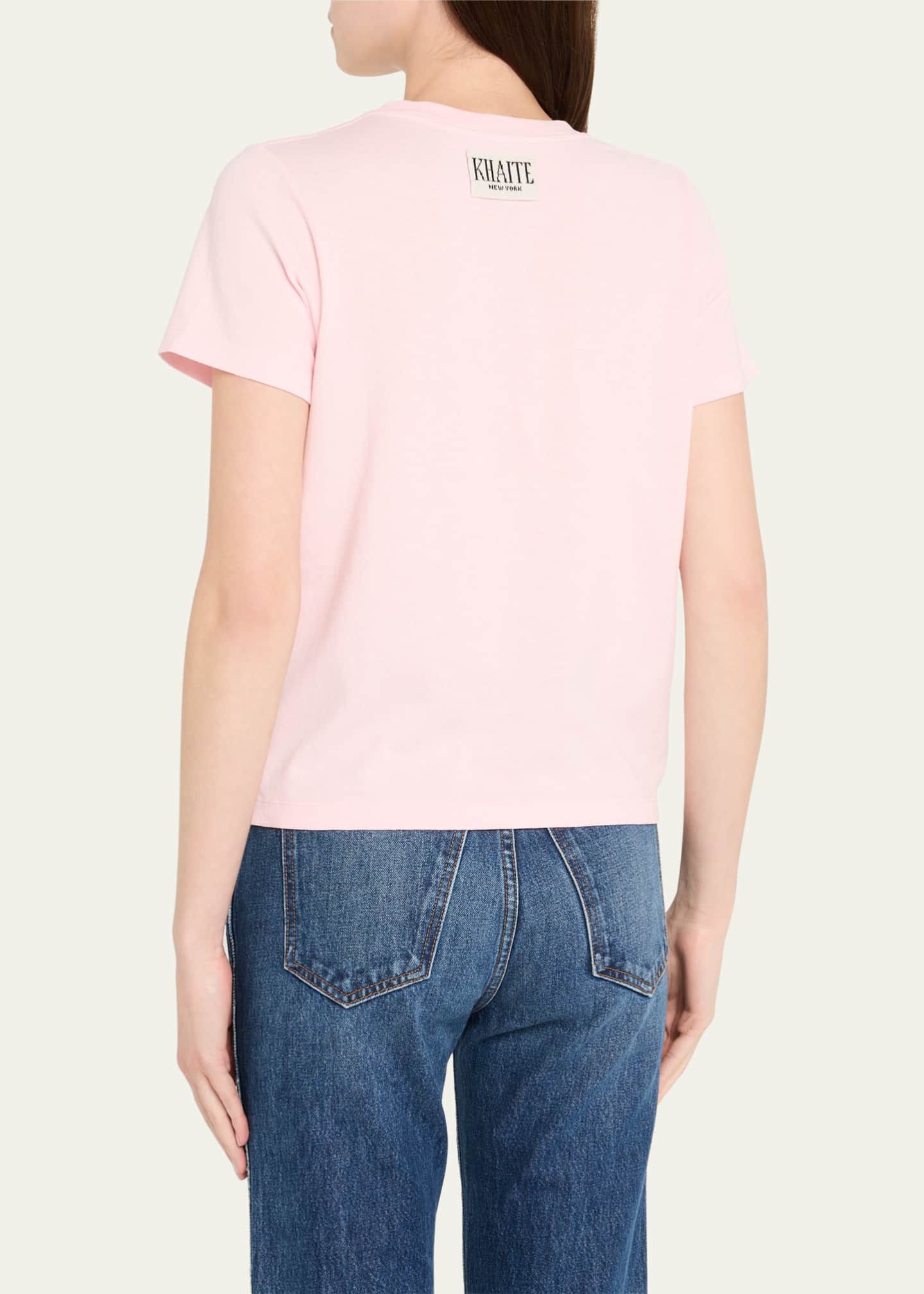 Khaite Emmylou Classic Tee Shirt Image 3 of 5
