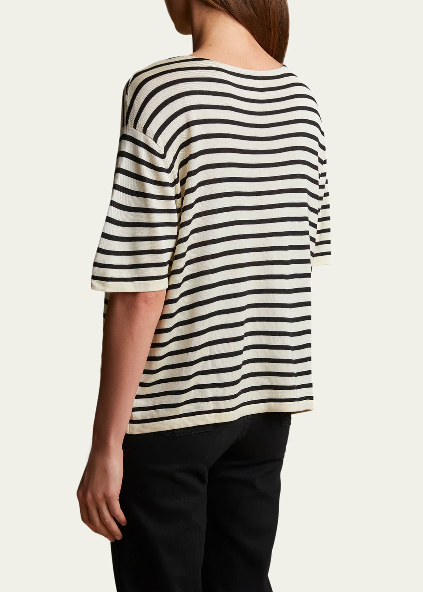 Khaite Brandy Striped Sweater Bergdorf Goodman