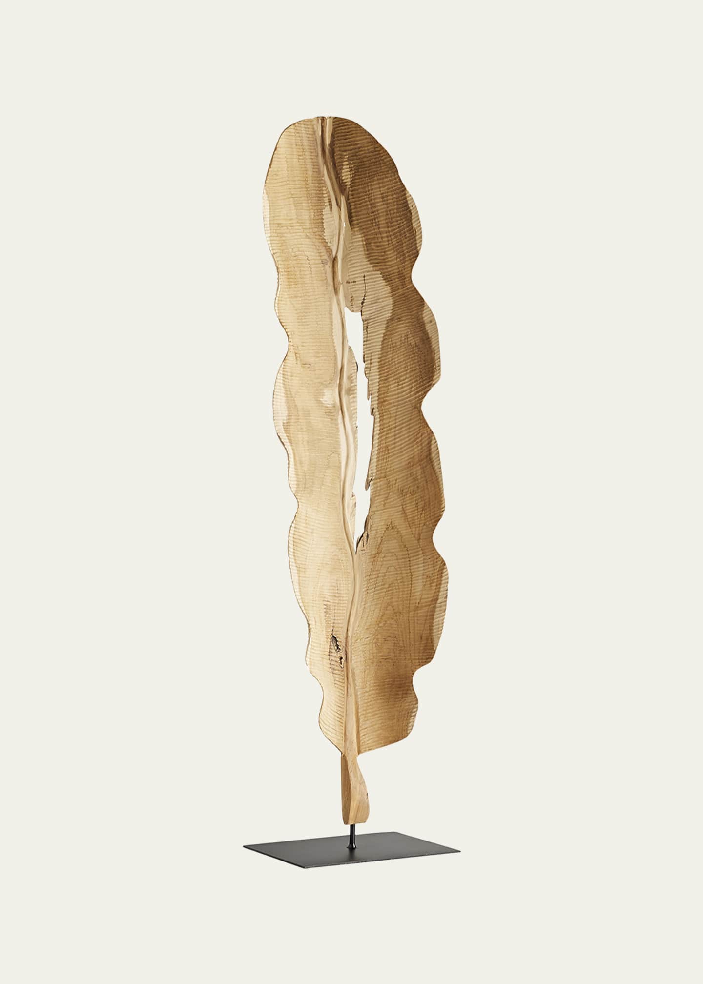 Arteriors Dugan Wood Floor Sculpture Image 1 of 2