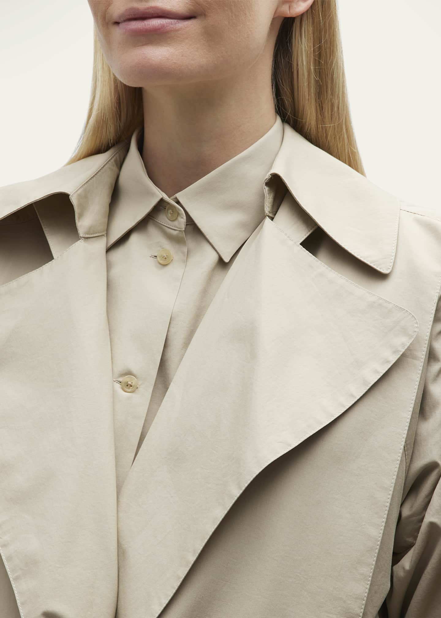 THE ROW Badva Long Belted Trench Coat Bergdorf Goodman