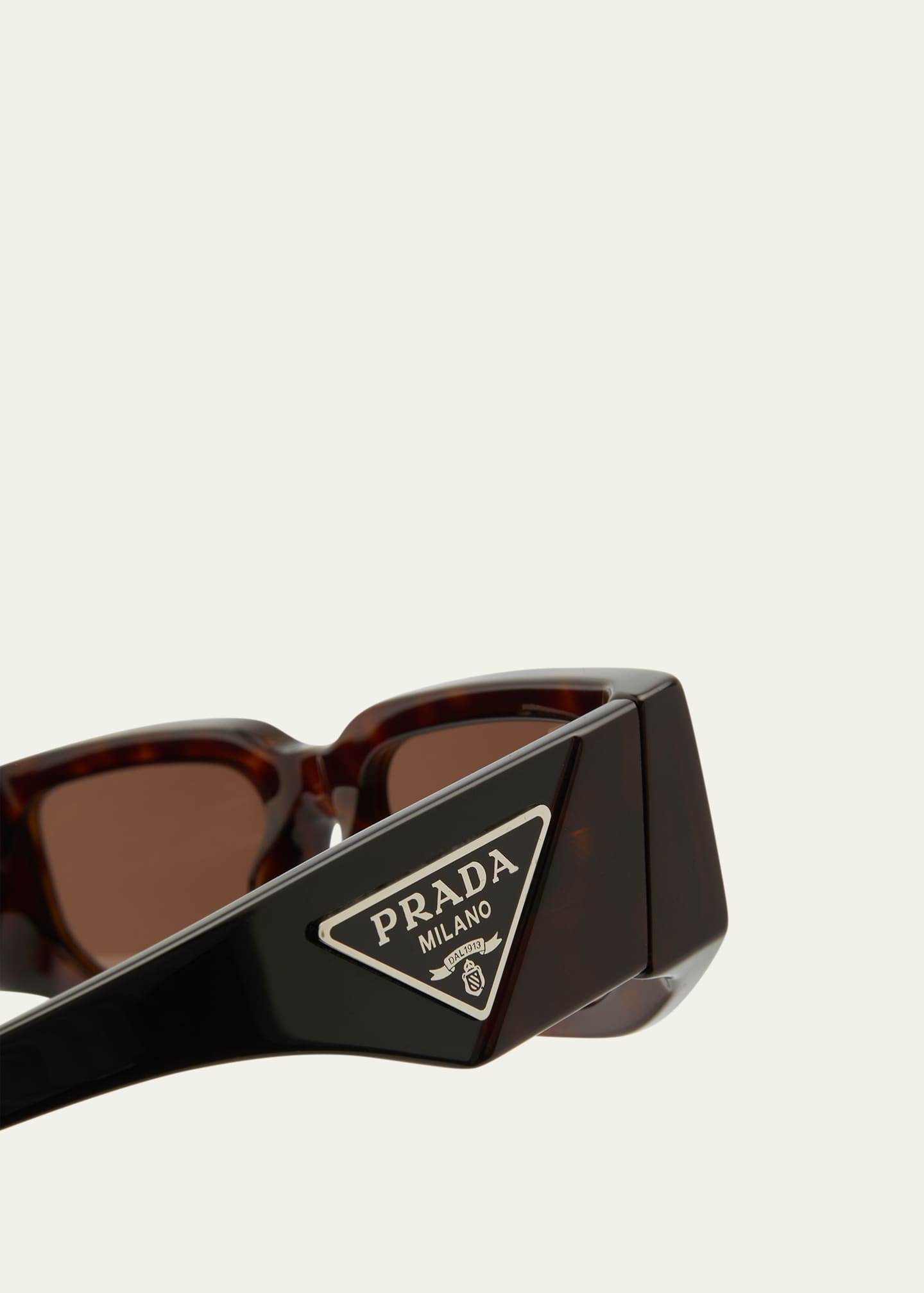 Prada triangle sunglasses deals