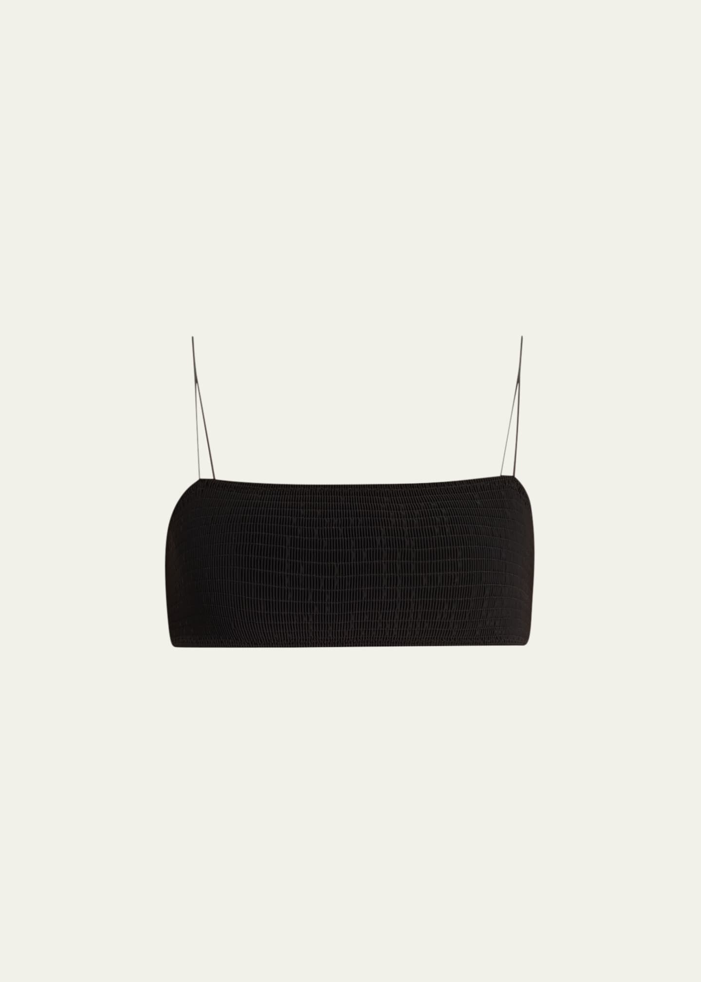 Toteme Smocked Bikini Top - Bergdorf Goodman