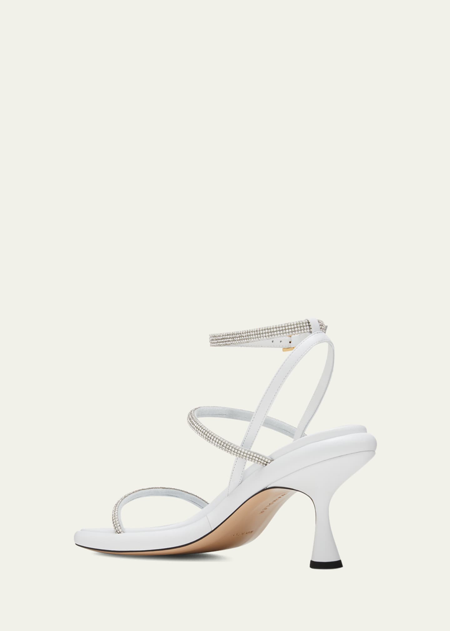 Wandler June Crystal AnkleStrap Sandals Bergdorf Goodman