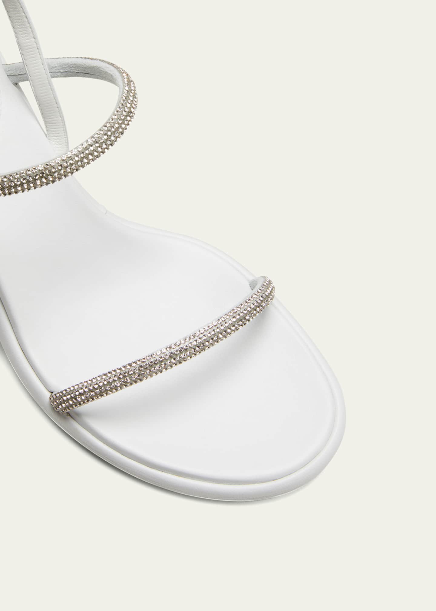 Wandler June Crystal AnkleStrap Sandals Bergdorf Goodman