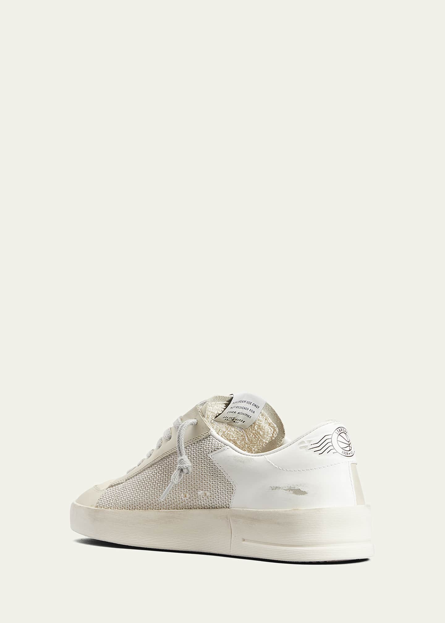Golden Goose Stardan Leather Net Low-Top Sneakers - Bergdorf