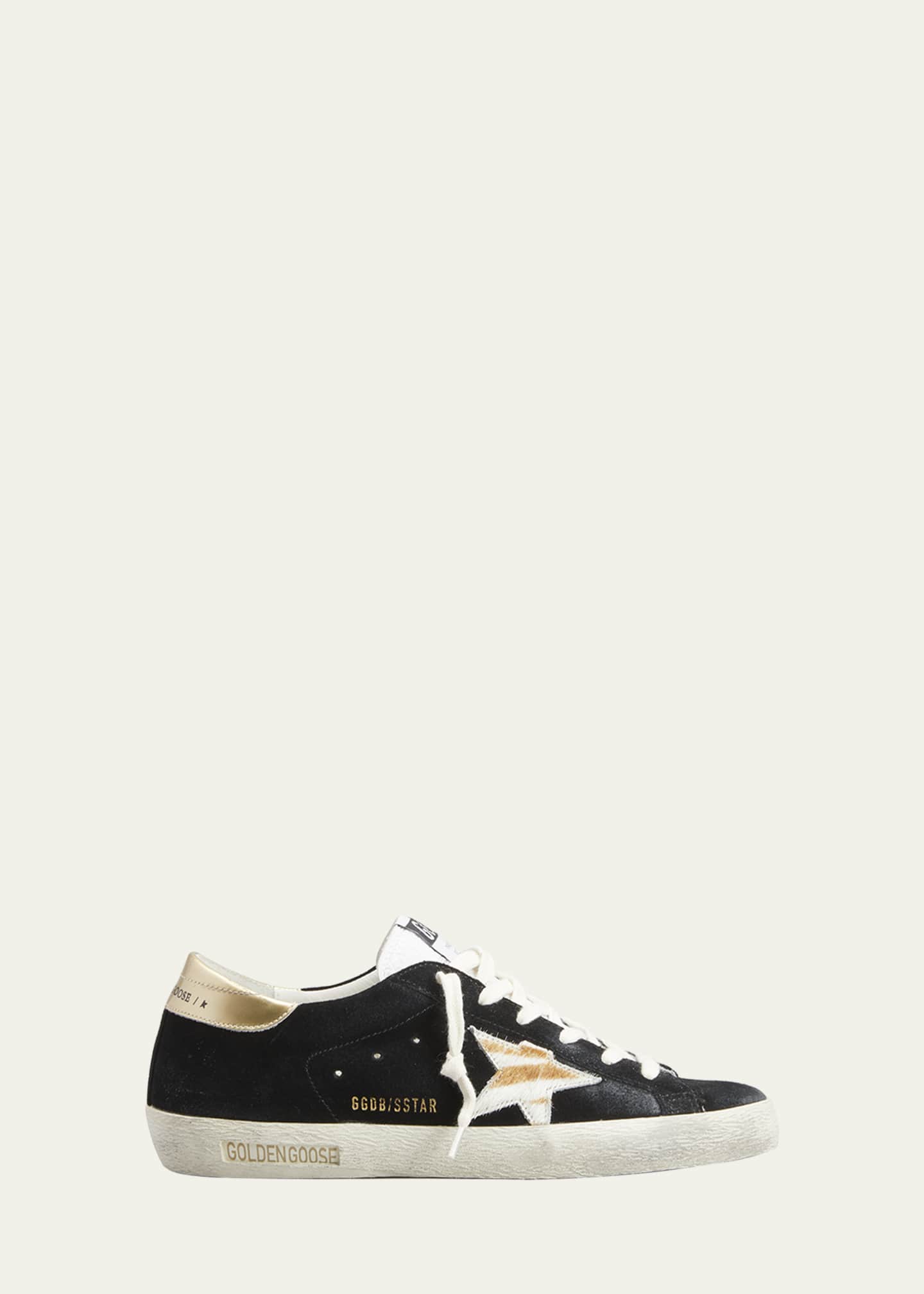 Golden Goose Superstar Mixed Zebra Low-Top Sneakers Image 1 of 5