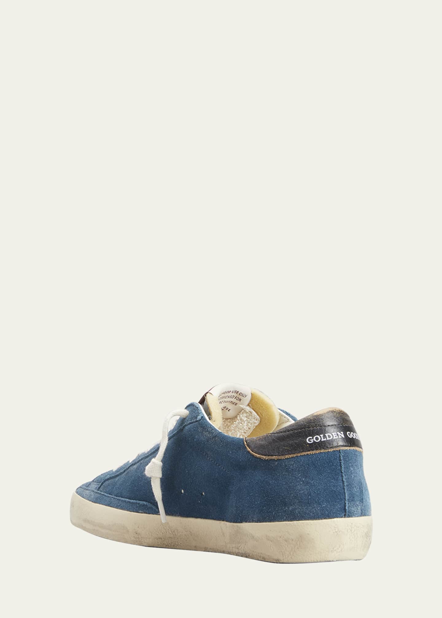 Superstar Suede Glitter Low-Top Sneakers