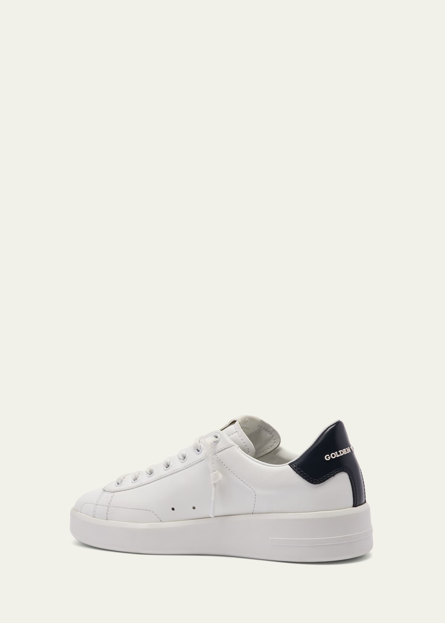 ★Golden ★ Pure Star Low Top Sneakers Optic White Blac Golden Goose Pure Star Bicolor Leather Low-Top Sneakers