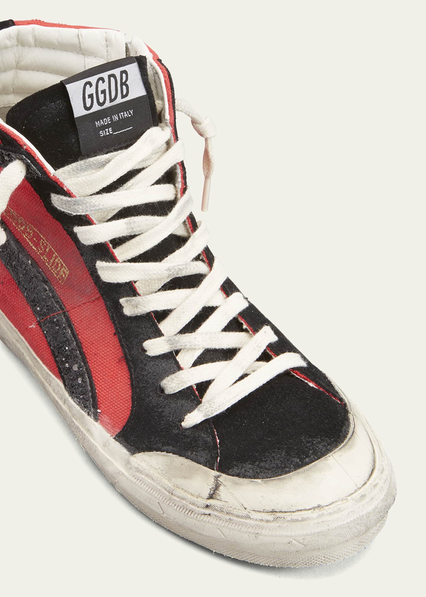 Golden Goose Slide Canvas High-Top Sneakers - Bergdorf Goodman
