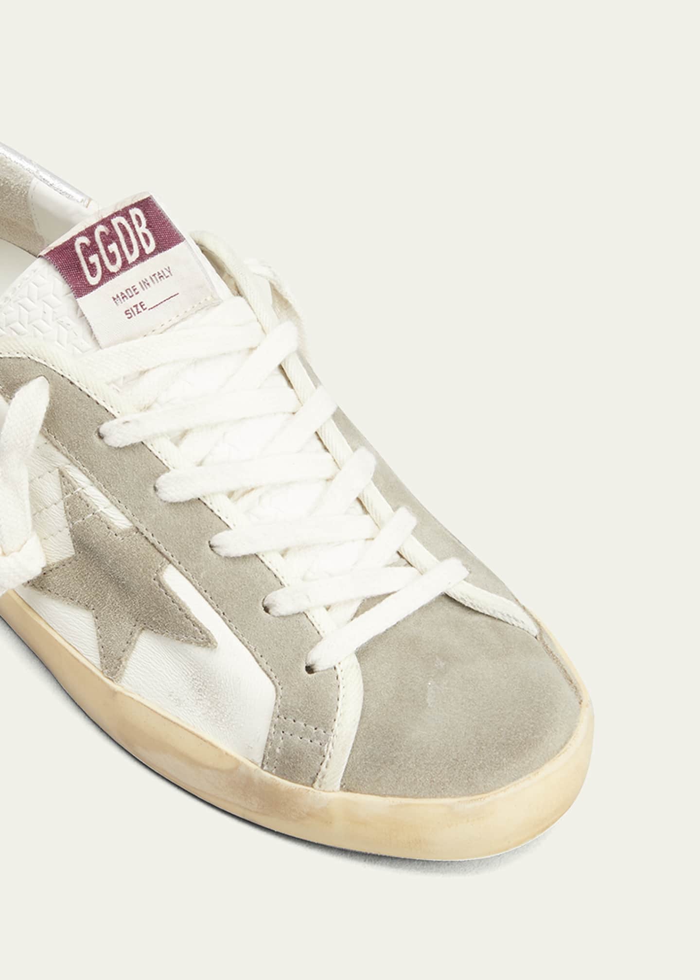 Golden Goose Superstar Mixed Leather Low Top Sneakers Bergdorf Goodman