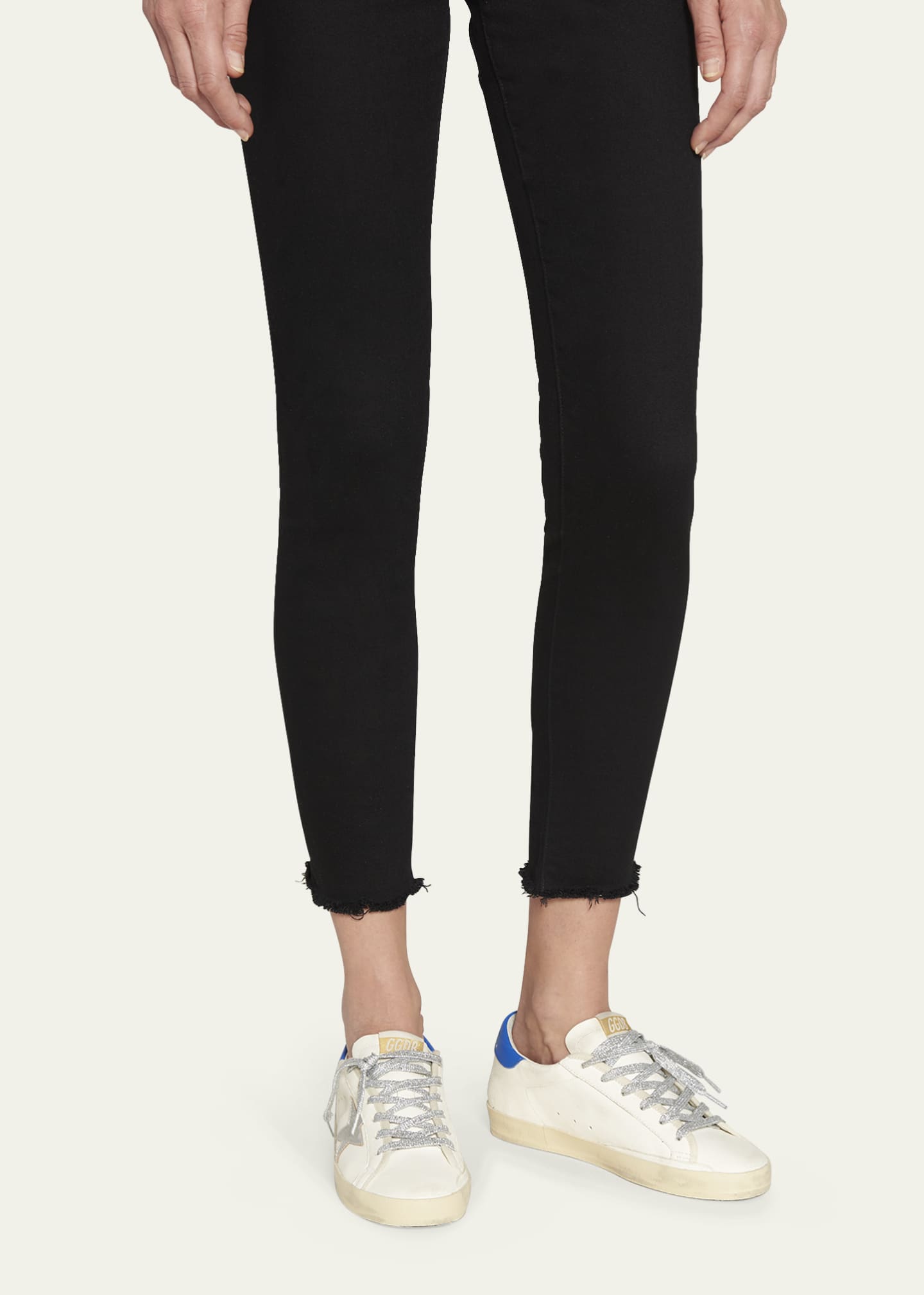 Superstar Mixed Leather Low-Top Sneakers