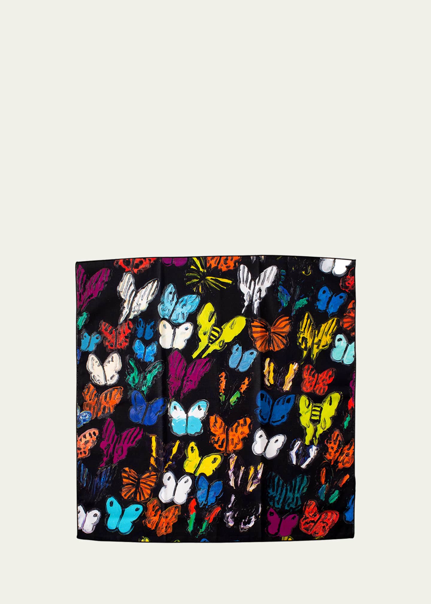 Hunt Slonem Butterflies Dinner Napkin - Thumbnail 3