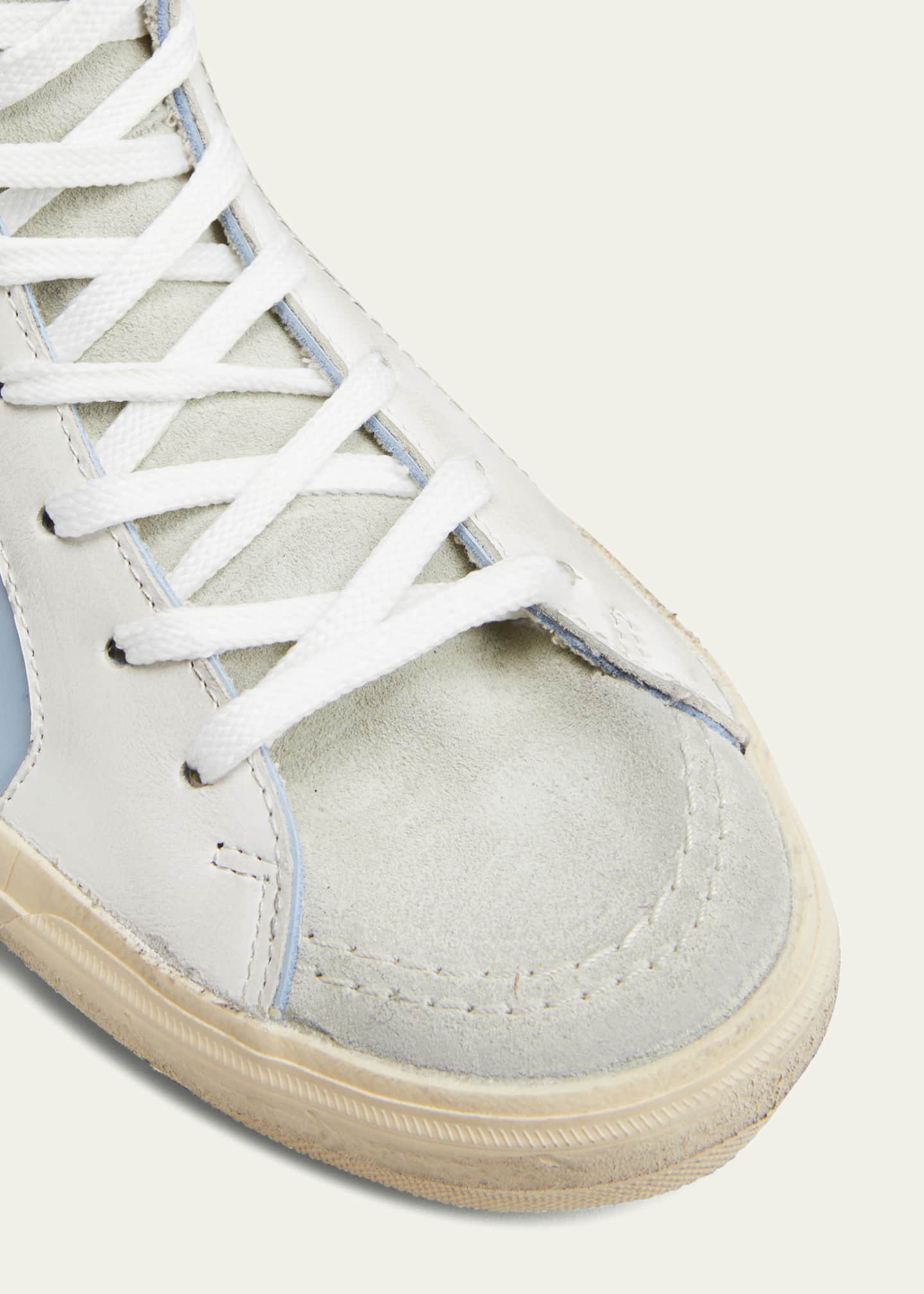 Golden Goose Slide MidTop Glitter Leather Sneakers Bergdorf Goodman