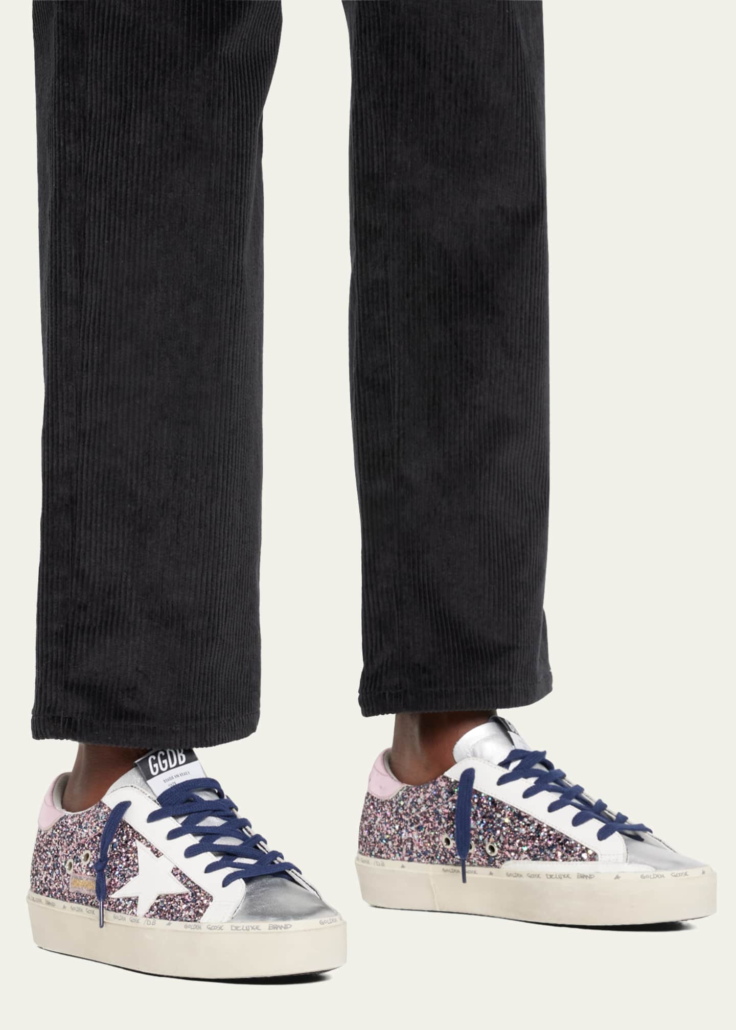 Golden Goose Hi Star Glitter LowTop Sneakers Bergdorf Goodman