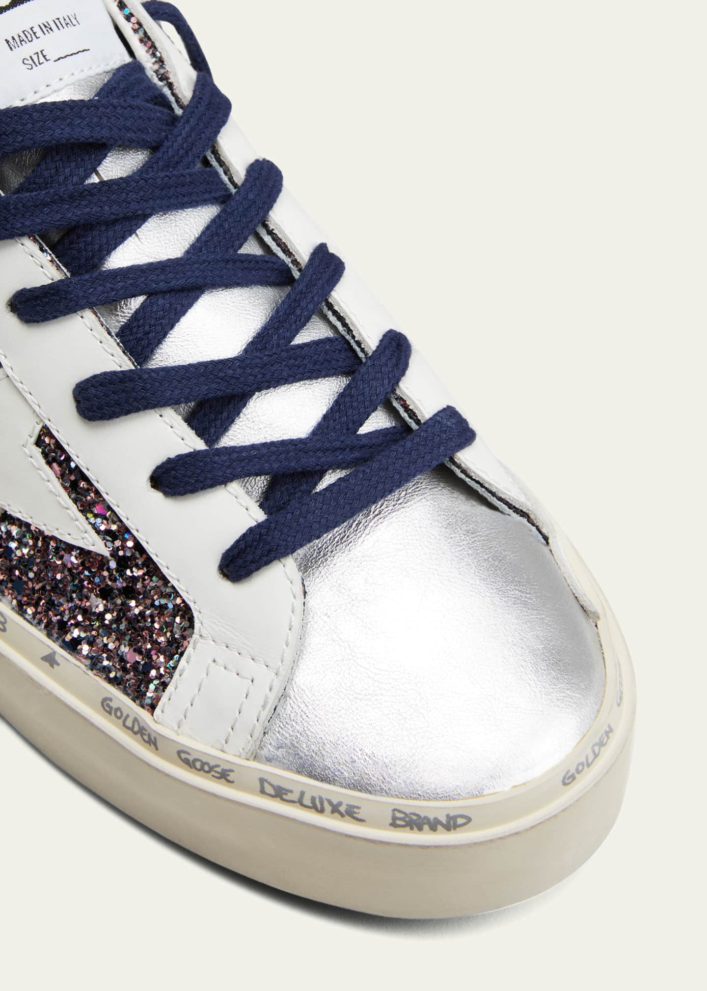 Golden Goose Hi Star Glitter LowTop Sneakers Bergdorf Goodman