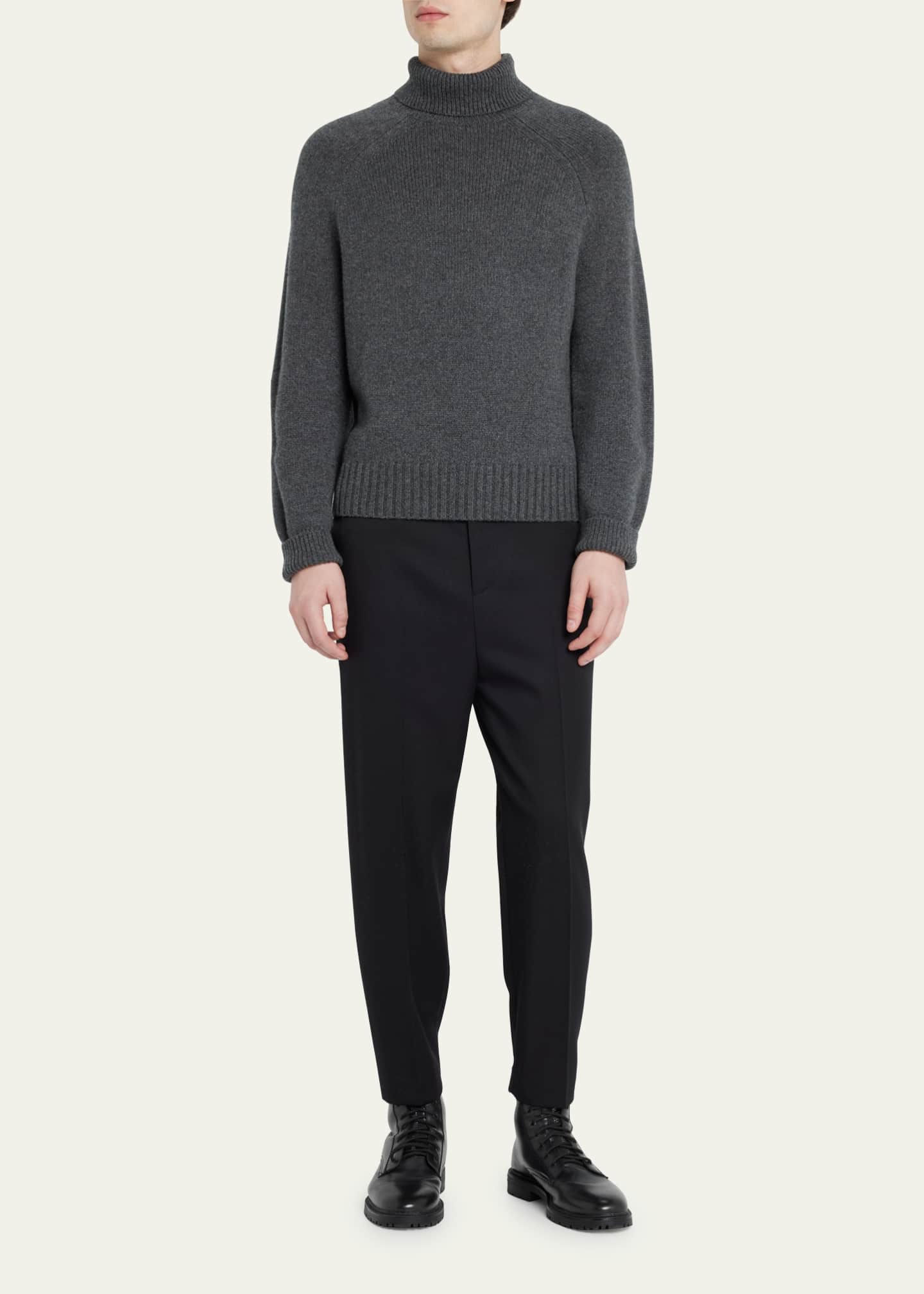 Nili Lotan Men's Landal Wool Turtleneck Sweater - Bergdorf Goodman