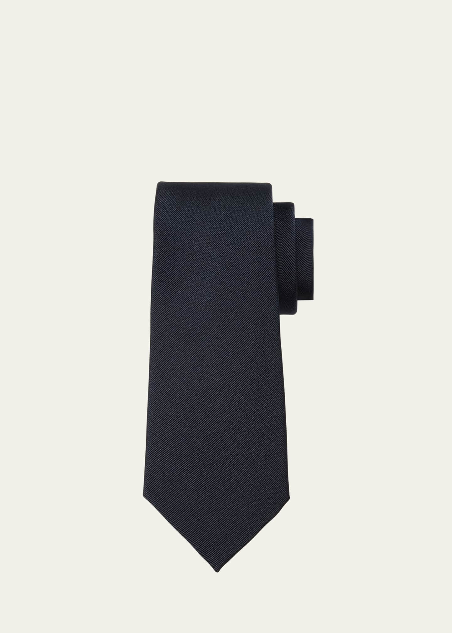 Ralph Lauren Purple Label Men's Satin-Backed Faille Tie