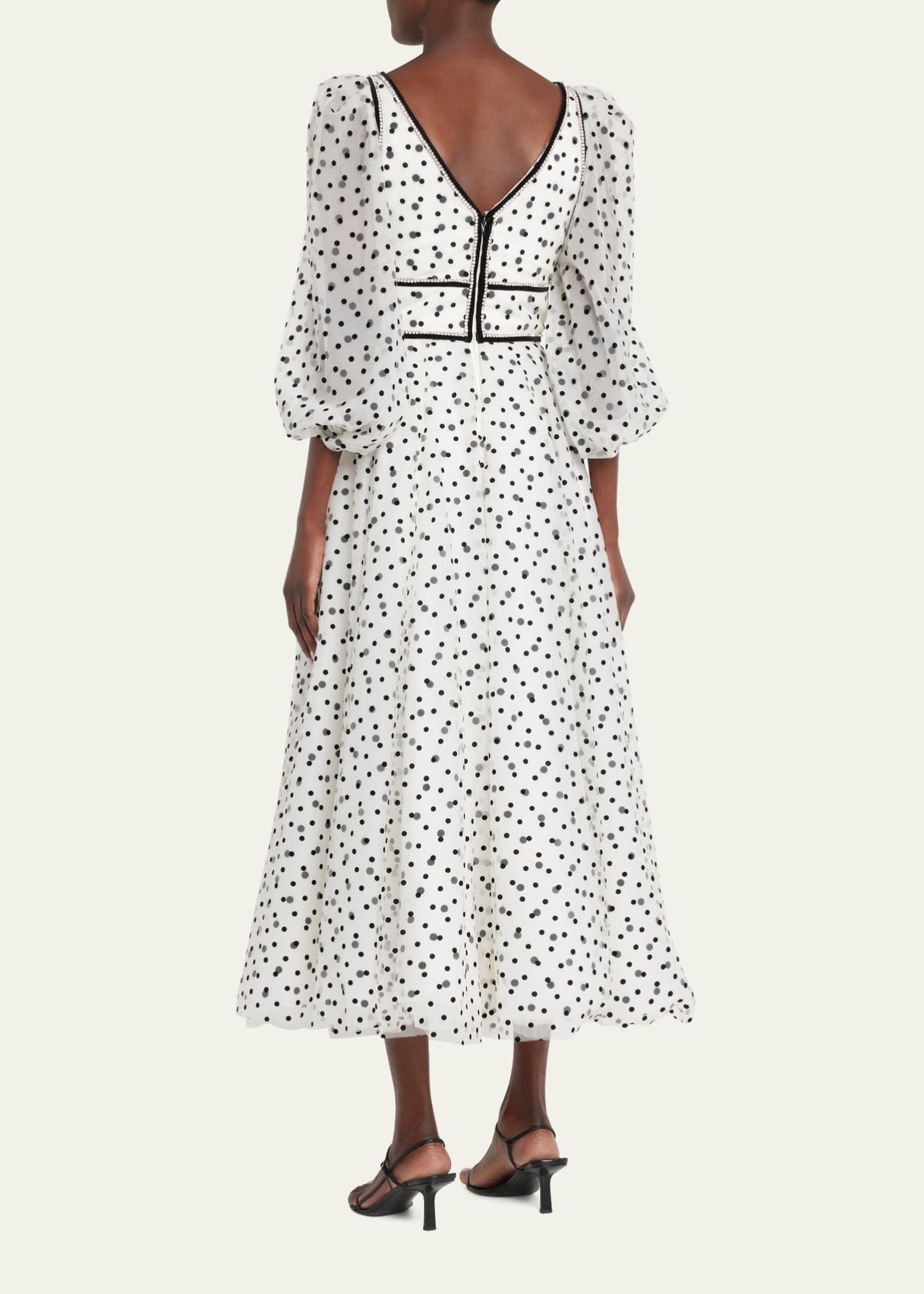 Jenny packham polka dot dress online
