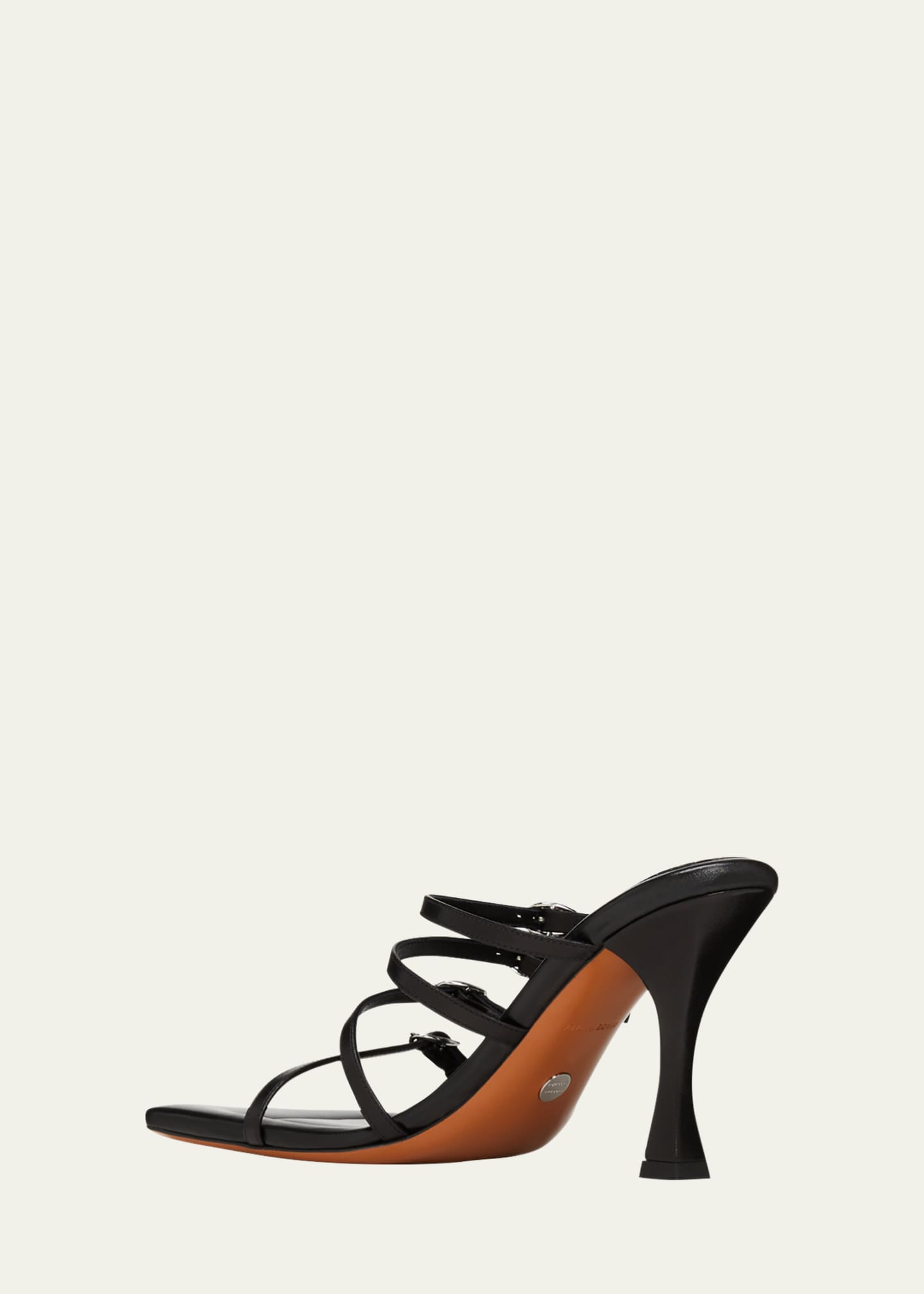 Women's high heel slide sandals sales