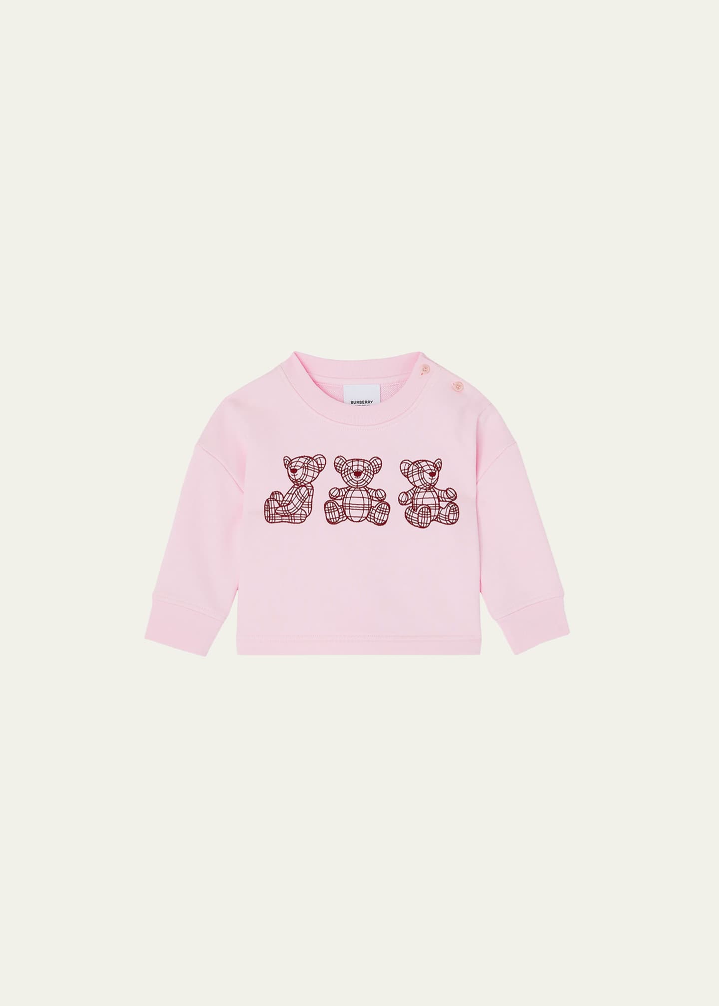 Burberry Girl's Embroidered Bears T-Shirt, Size 6M-2 - Bergdorf Goodman