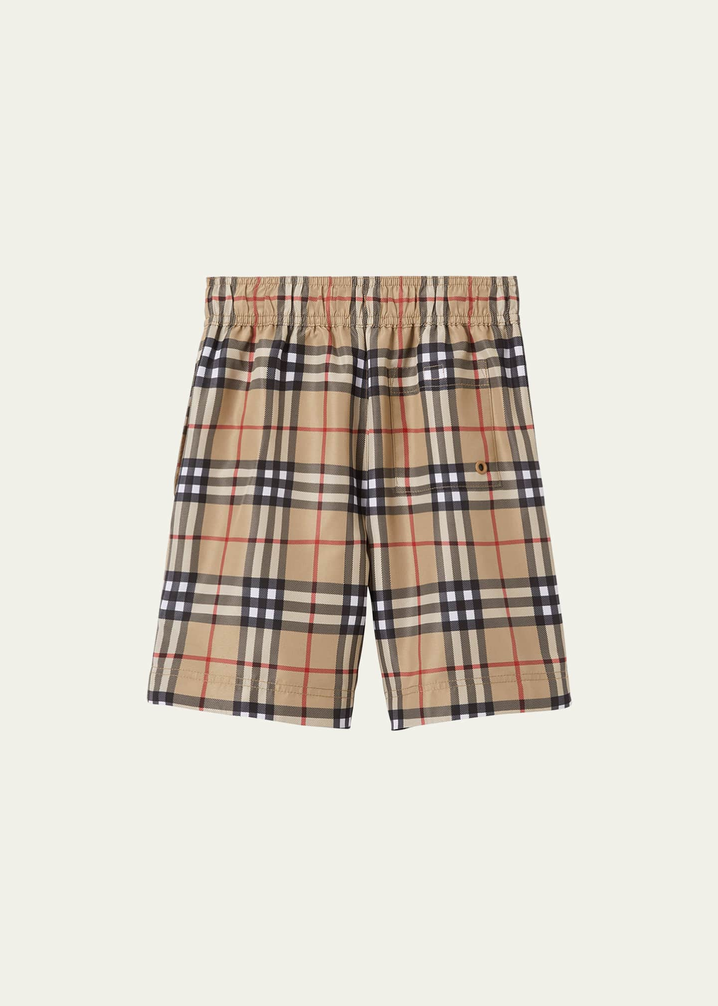 Burberry Boy's Malcolm Vintage Check-Print Swim Trunks, Size 3-14 ...