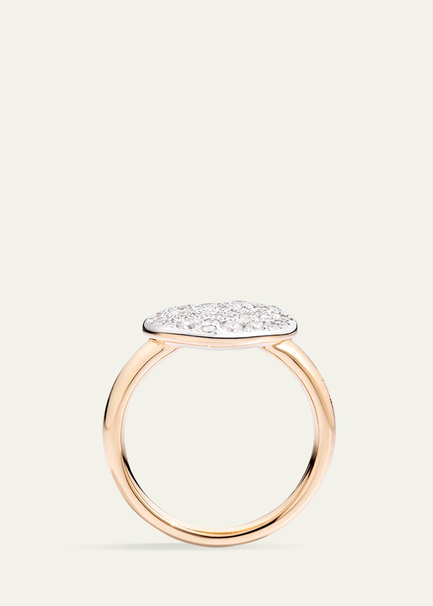 Pomellato Sabbia 18K Gold Diamond Ring Image 2 of 3