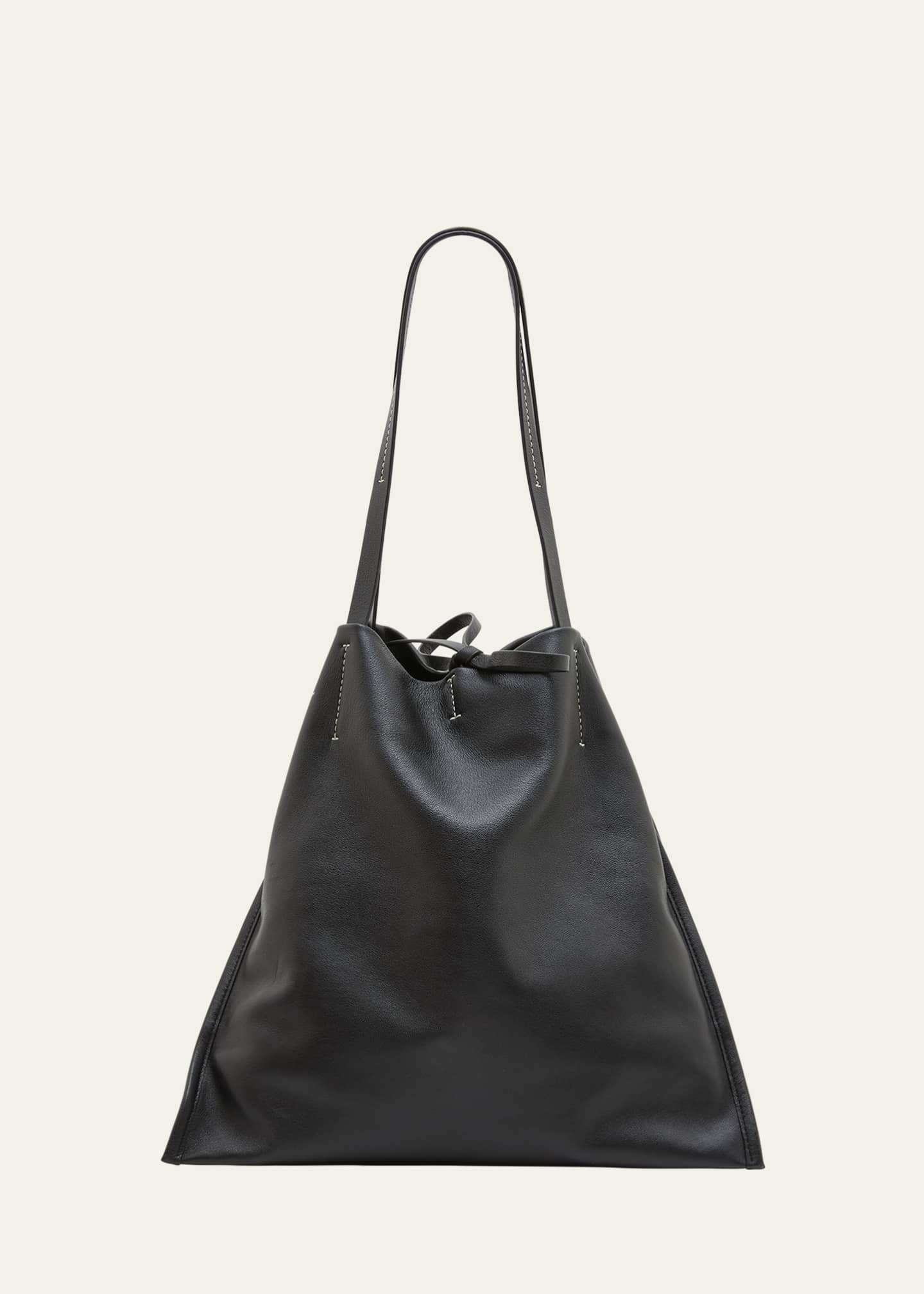 Proenza Schouler White Label Twin leather tote bag - Black