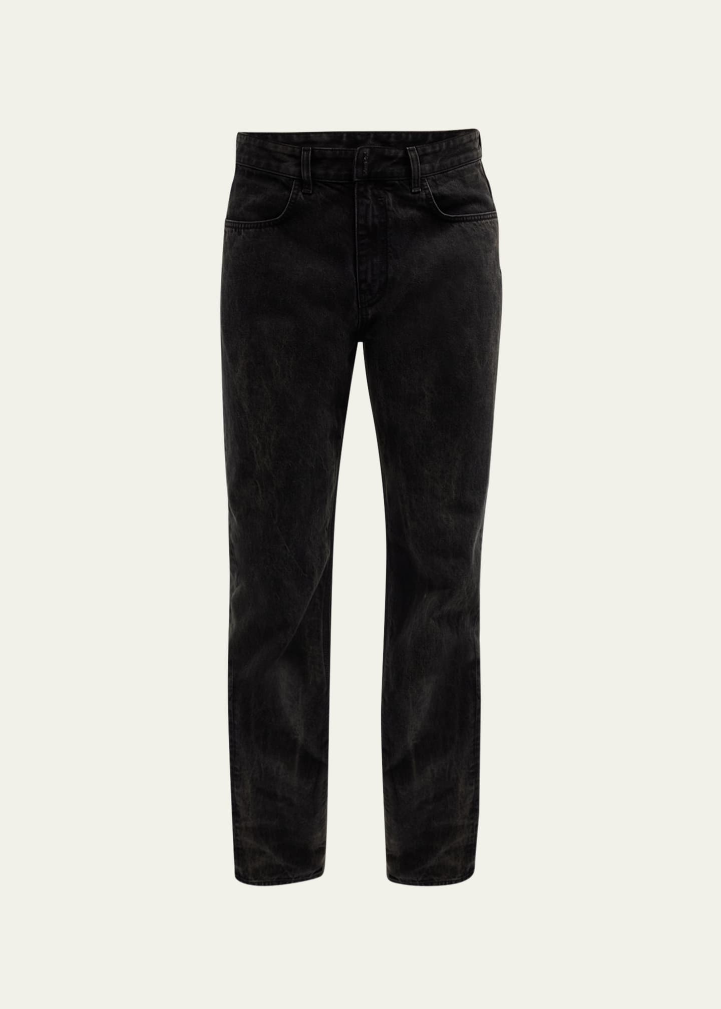 Givenchy Men's Faded Straight-Leg Jeans - Bergdorf Goodman