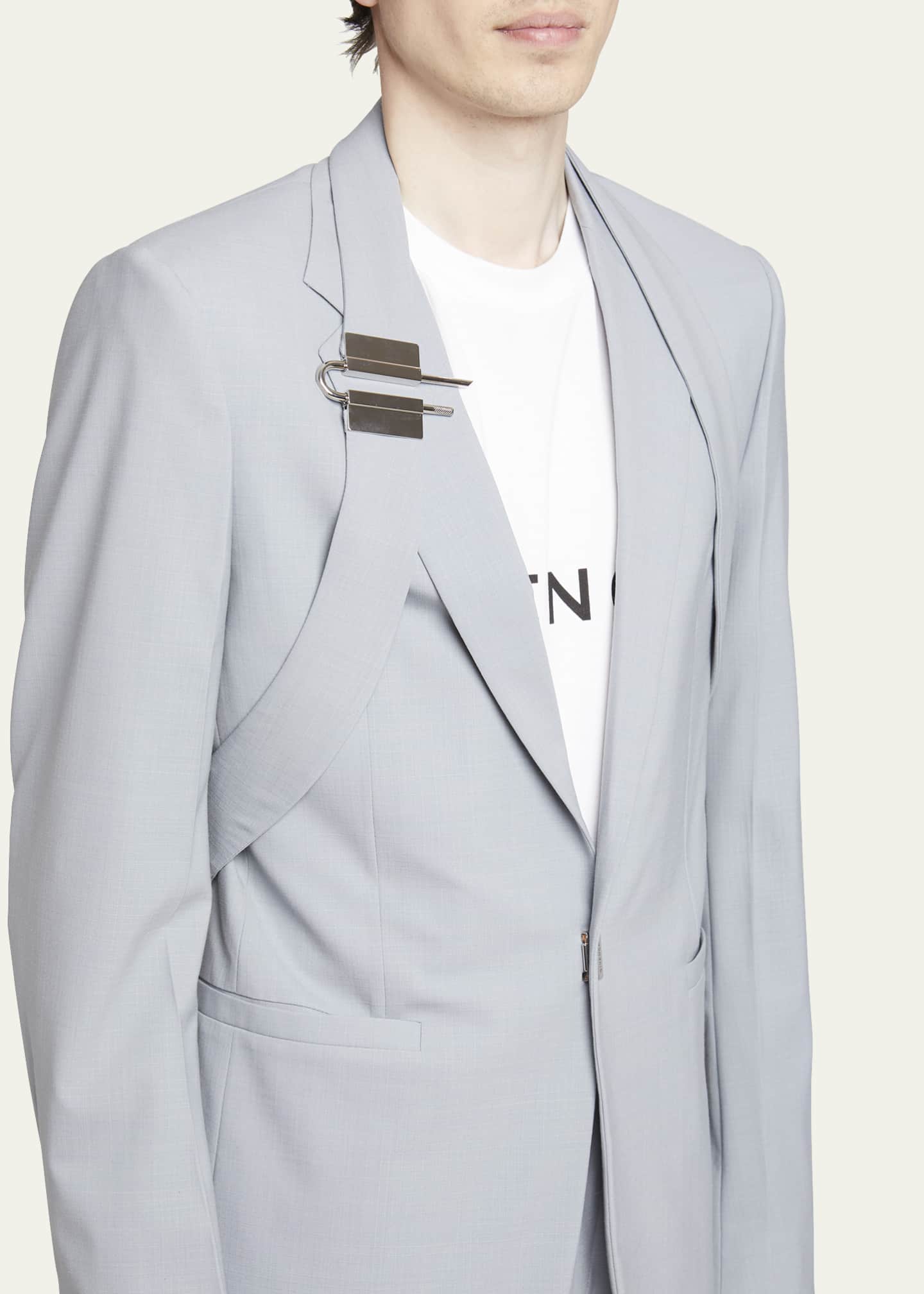Givenchy Men's U-Lock Harness Slim Suit Jacket - Bergdorf Goodman