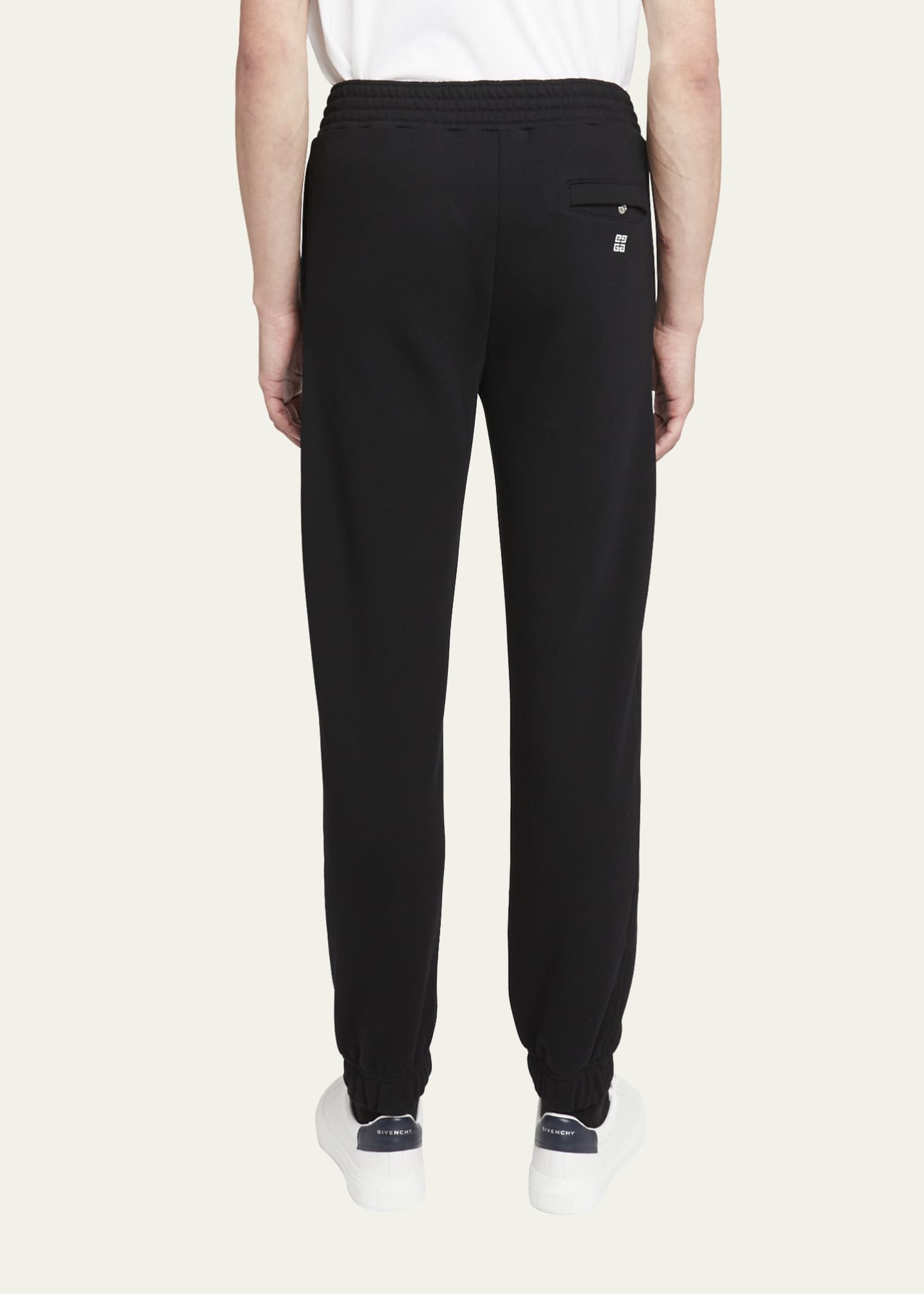 Givenchy Men's Large Logo Basic Felpa Jogger Pants  Mens jogger pants,  Givenchy man, Knit jogger pants