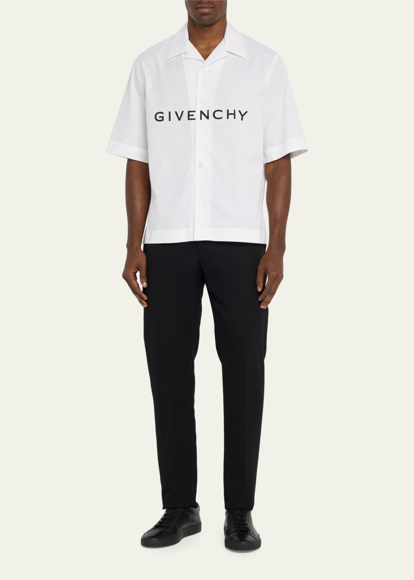 GIVENCHY BOXY FIT LOGO CAMP SHIRT – TheLuxeLend