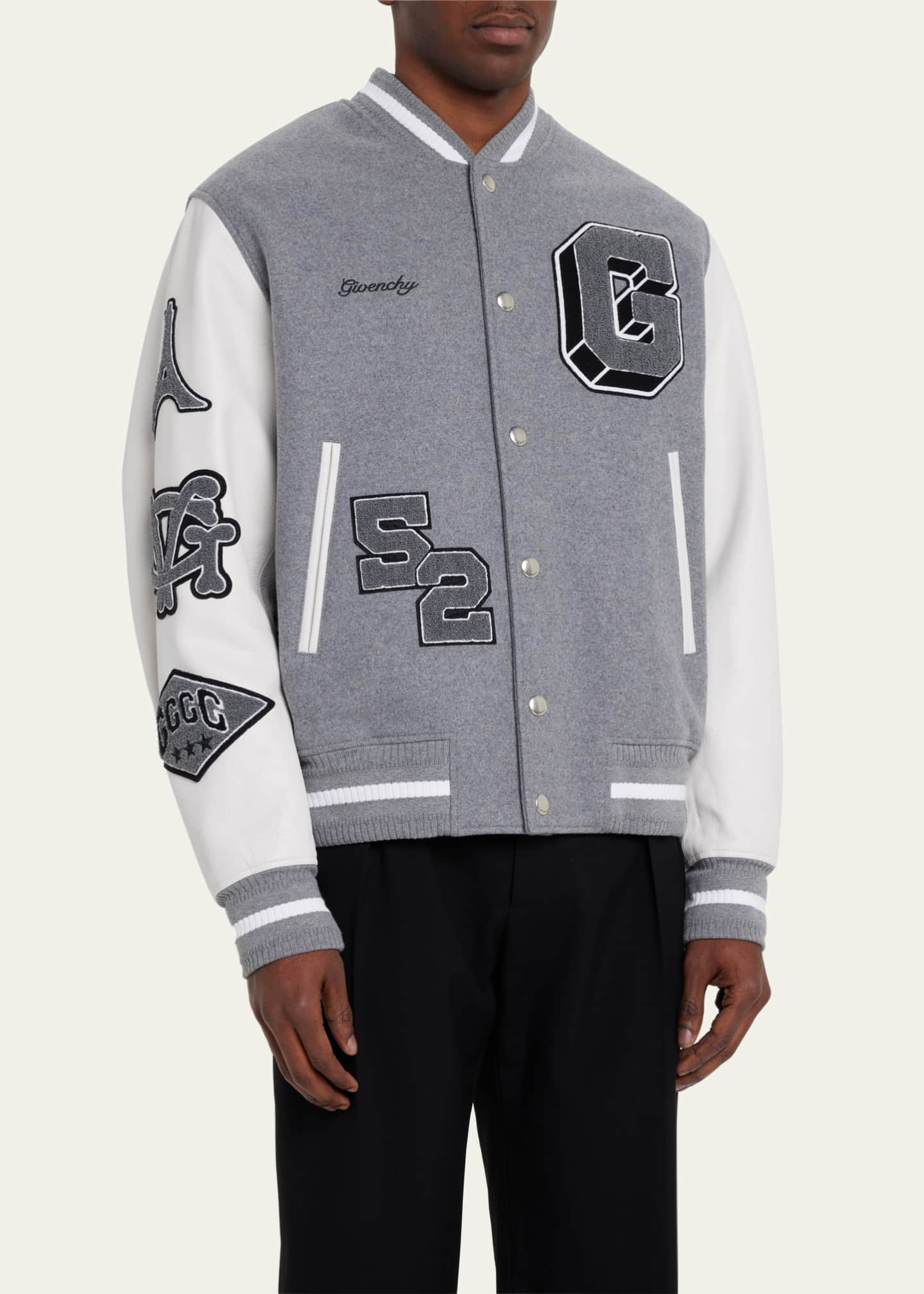 Givenchy Men's Hooded Varsity Jacket