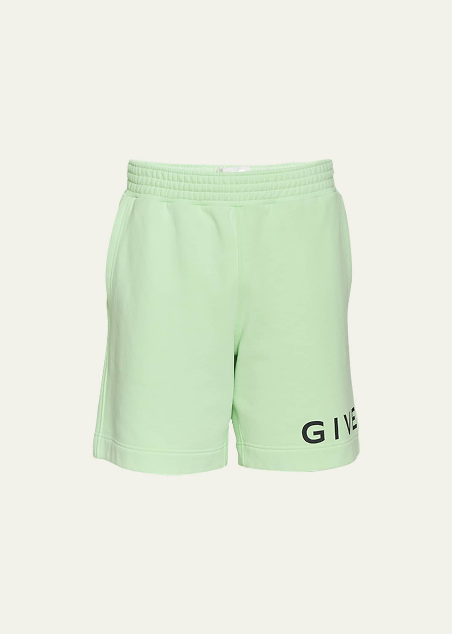 Givenchy Men s Boxy Fit Logo Sweat Shorts Bergdorf Goodman